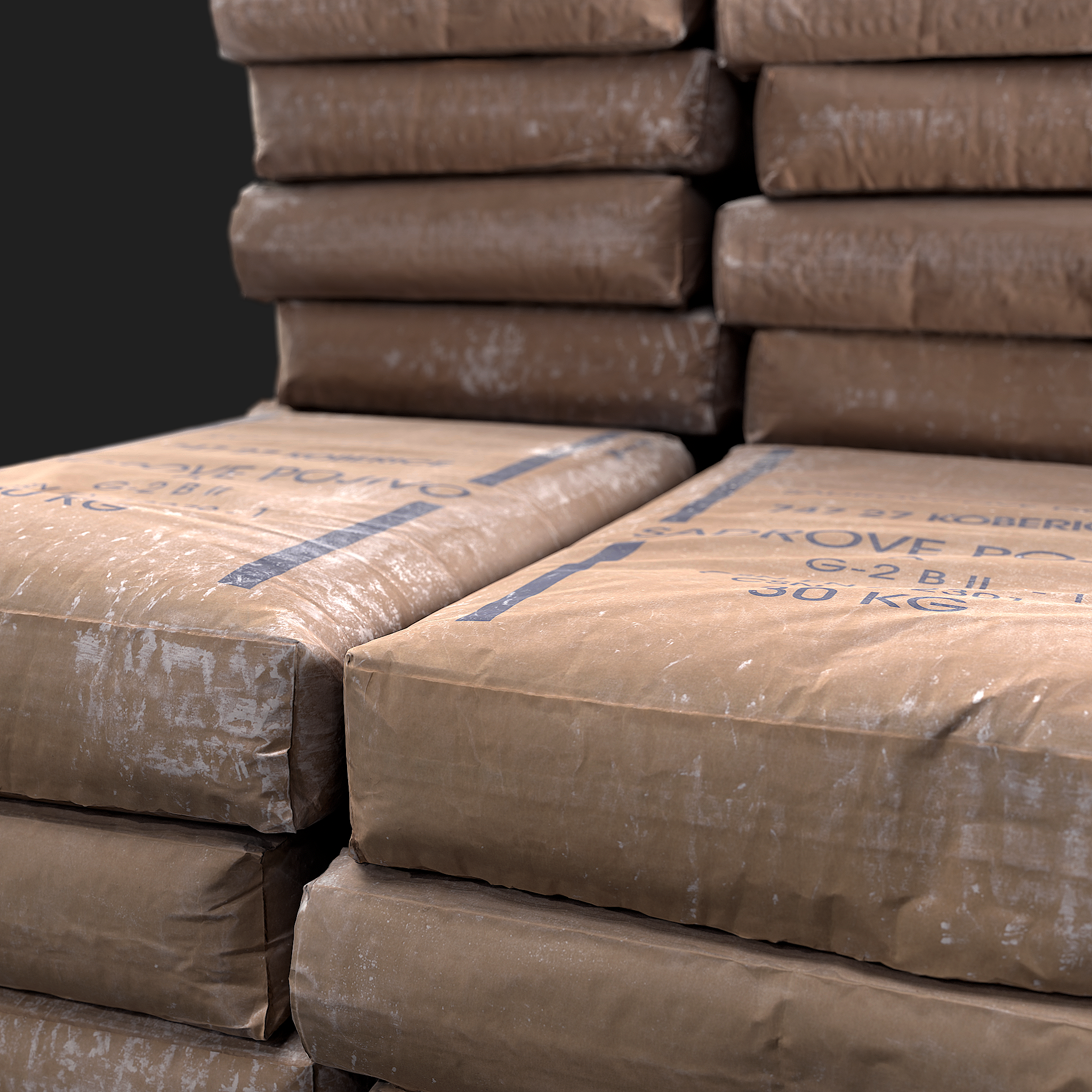 3D Plaster Sack Pallet