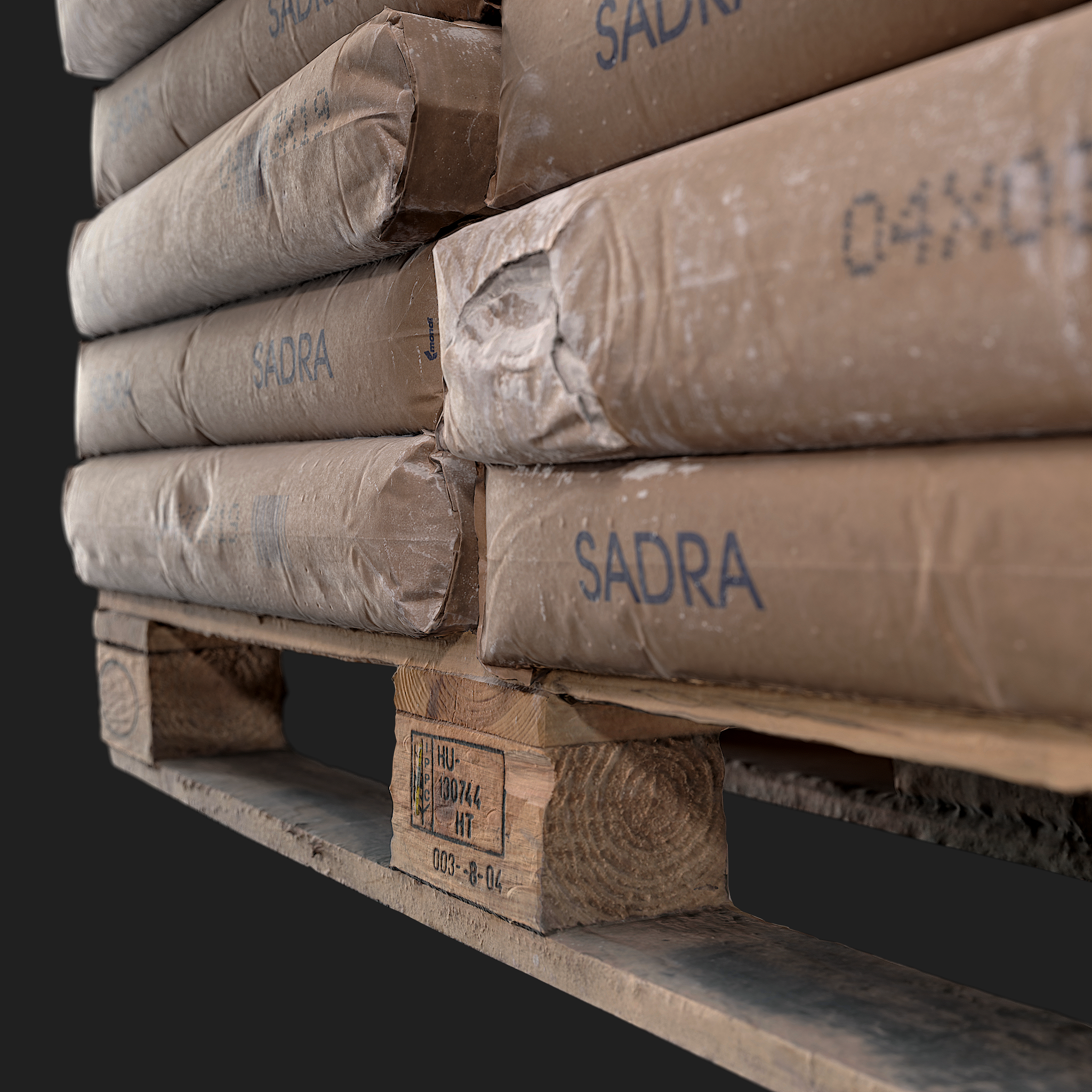 3D Plaster Sack Pallet