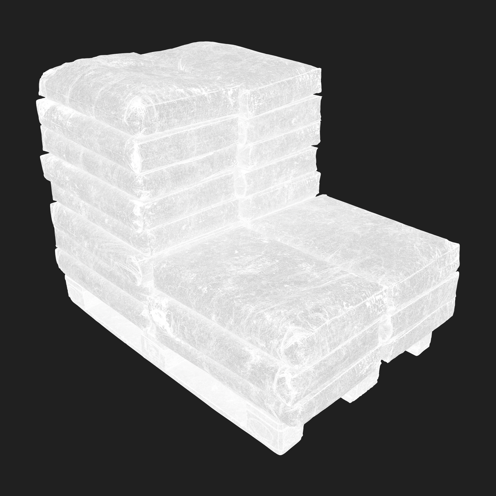 3D Plaster Sack Pallet