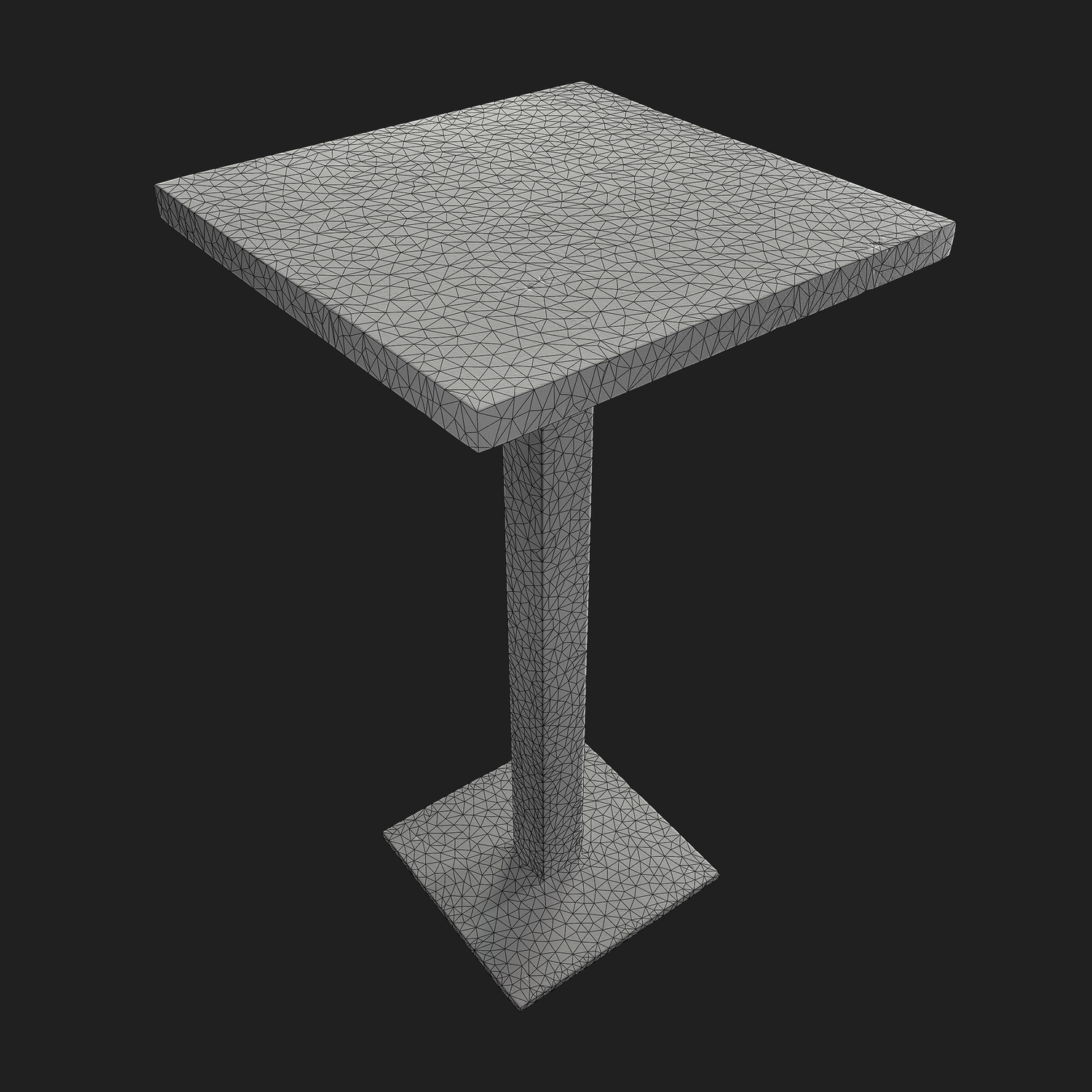 3D Standing Bar Table