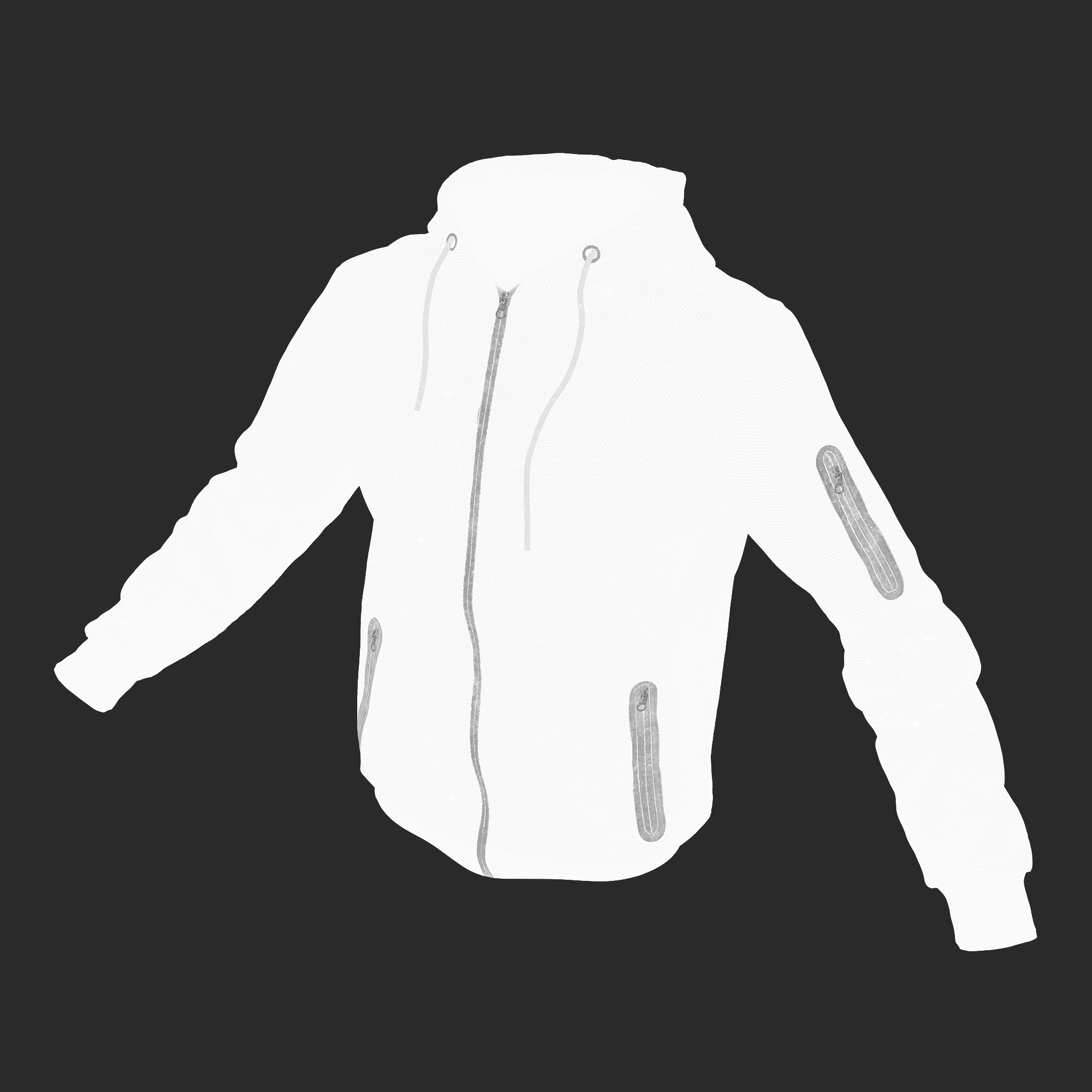 3D Zip Hoodie
