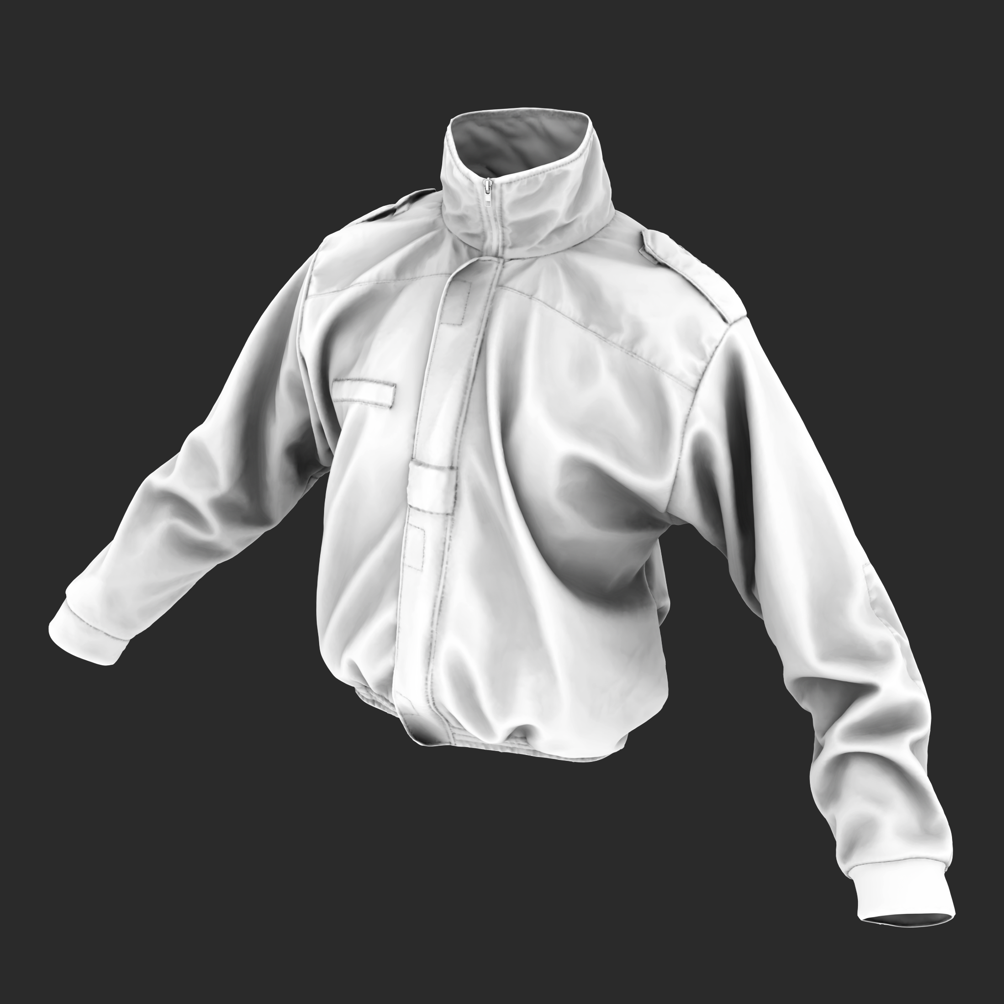 3D Model French Foreign Legion Jacket AO