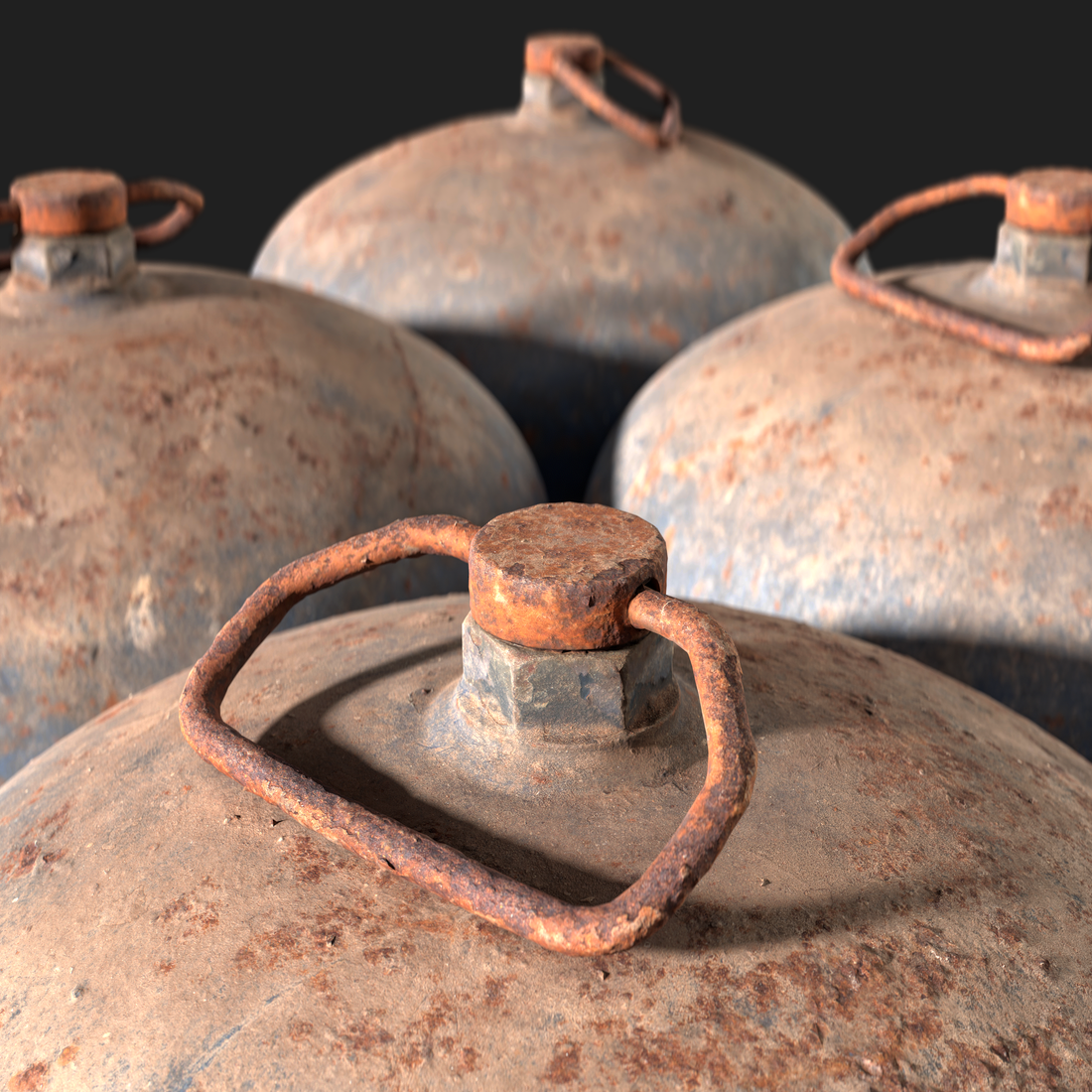 3D Propan Gas Bottle