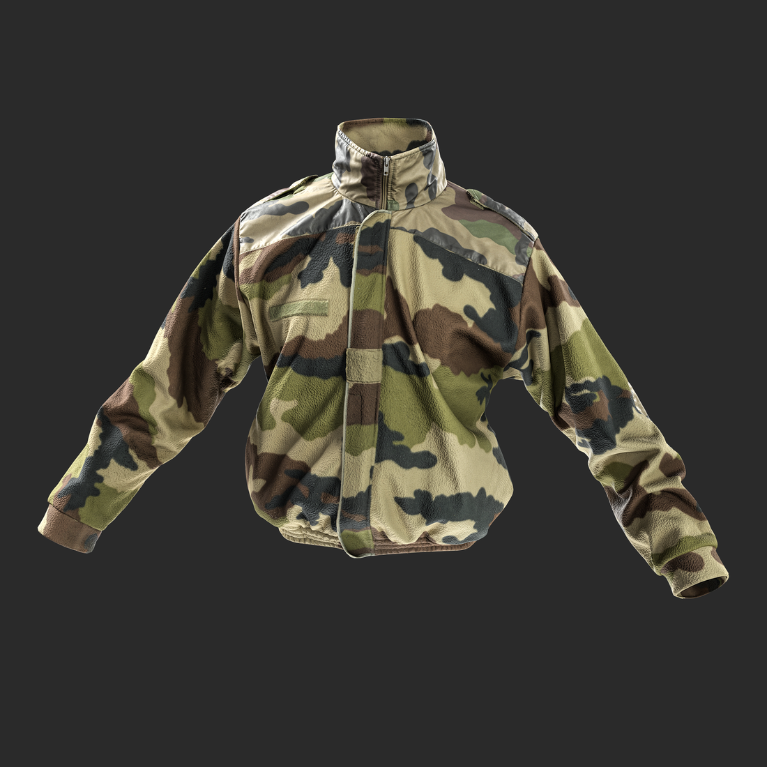 3D Model French Foreign Legion Jacket front