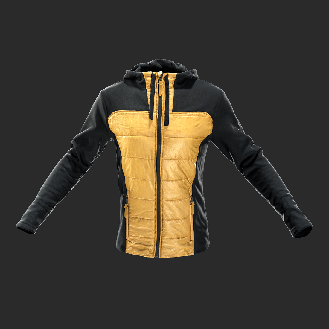 3D Model Winter Sport Jacket front