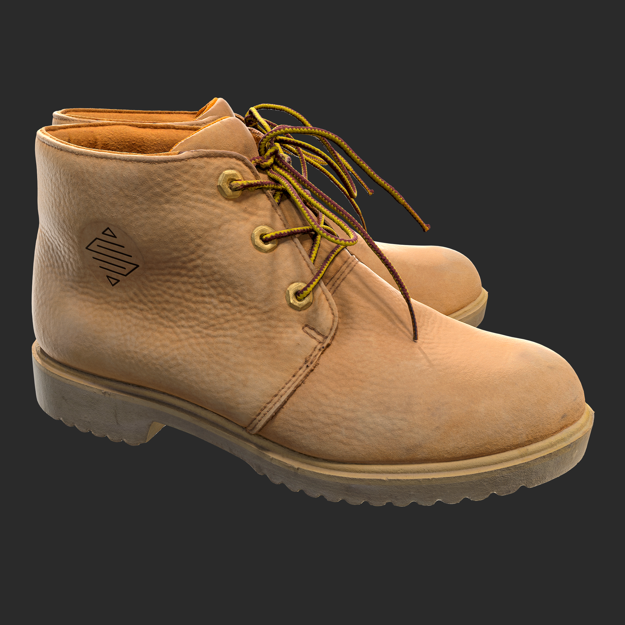3D Unisex Desert Boots