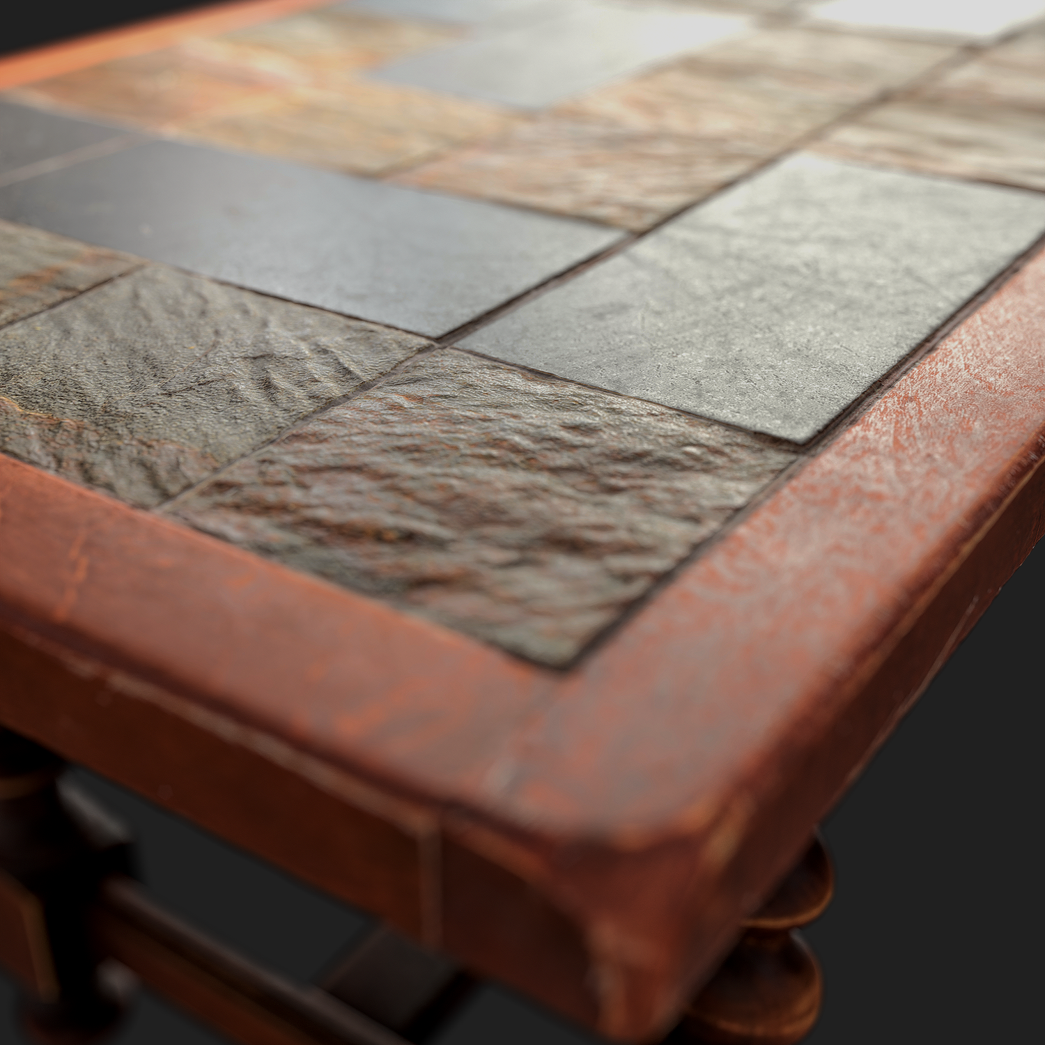 3D Rustical Coffee Table