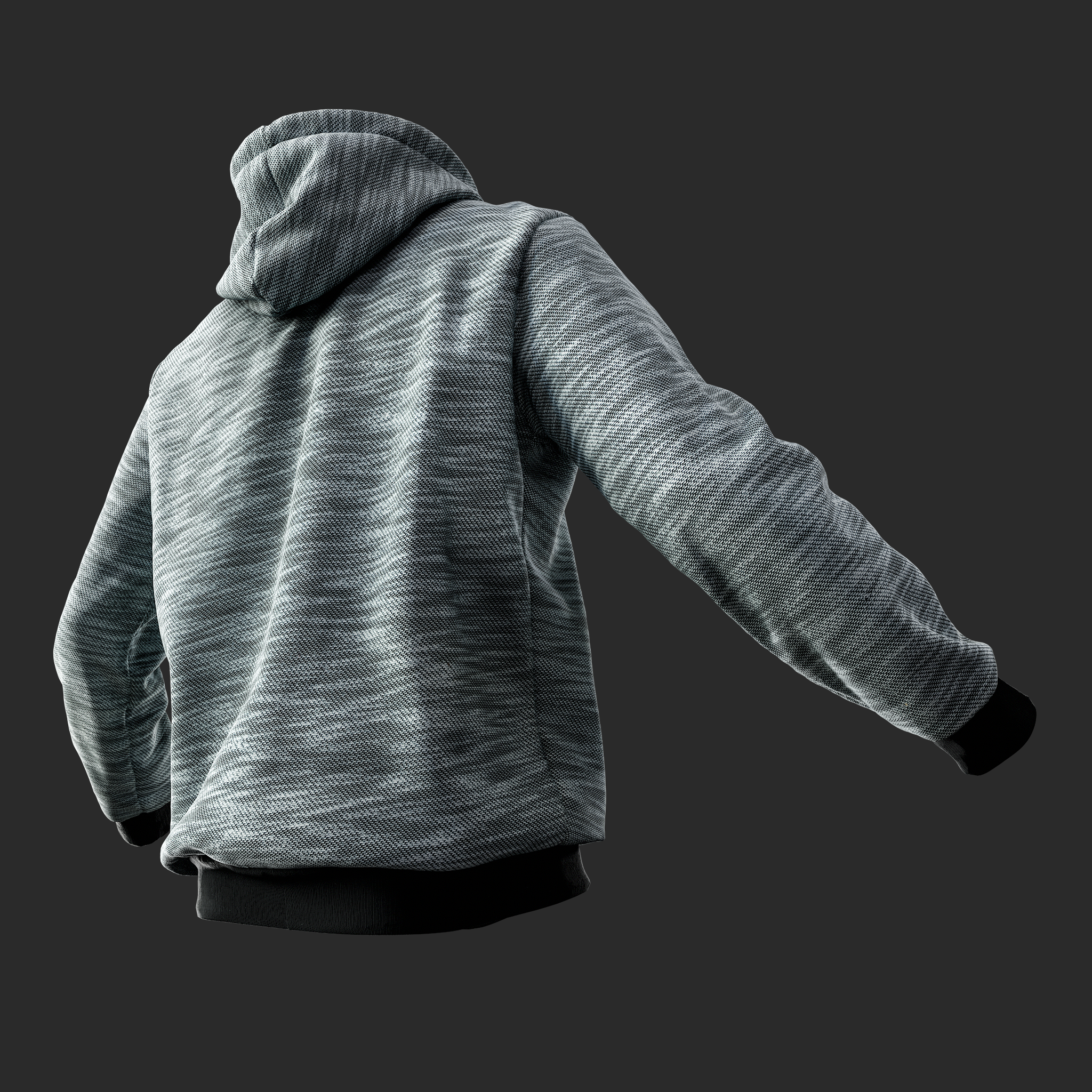 3D Zip Hoodie
