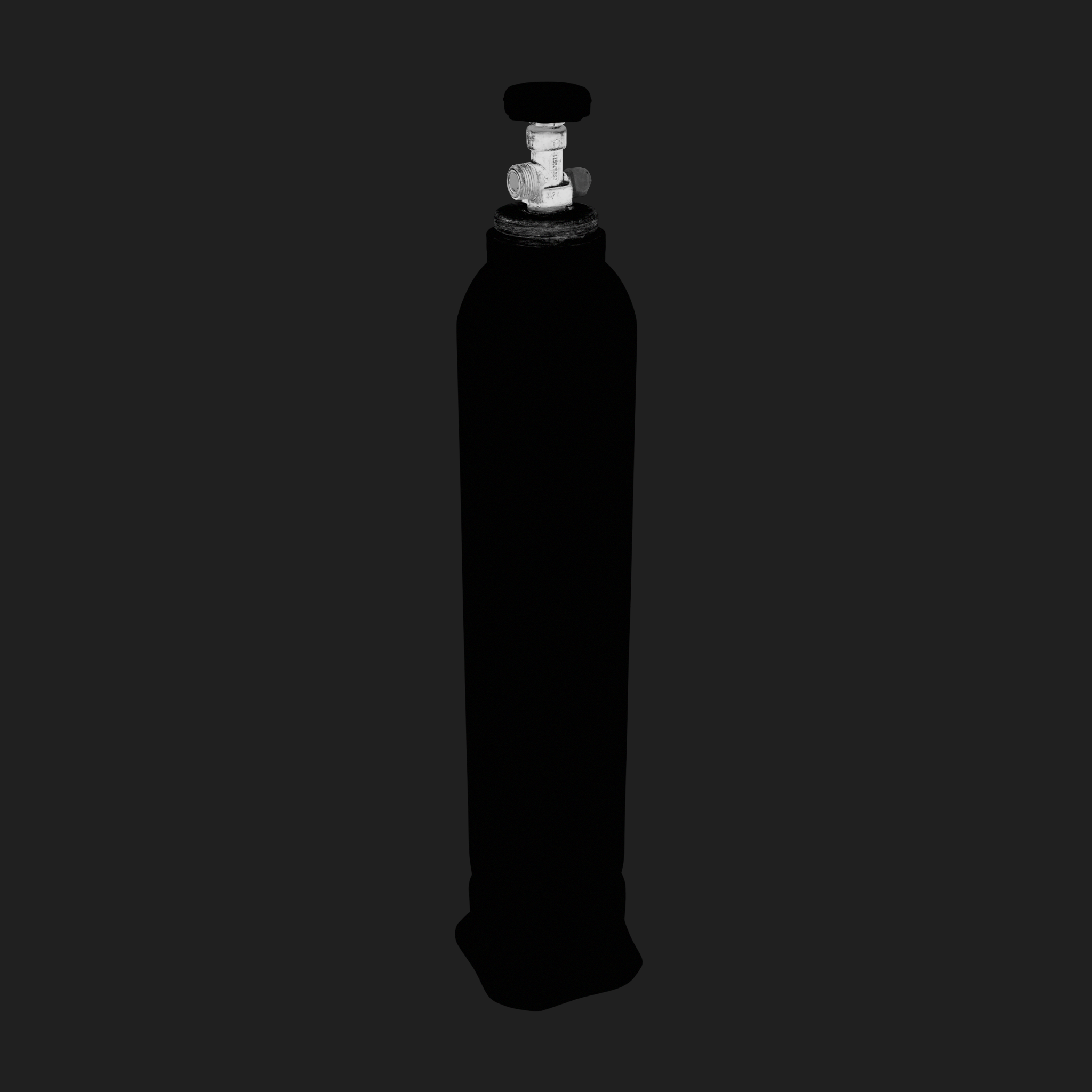 3D Small Gas Bottle