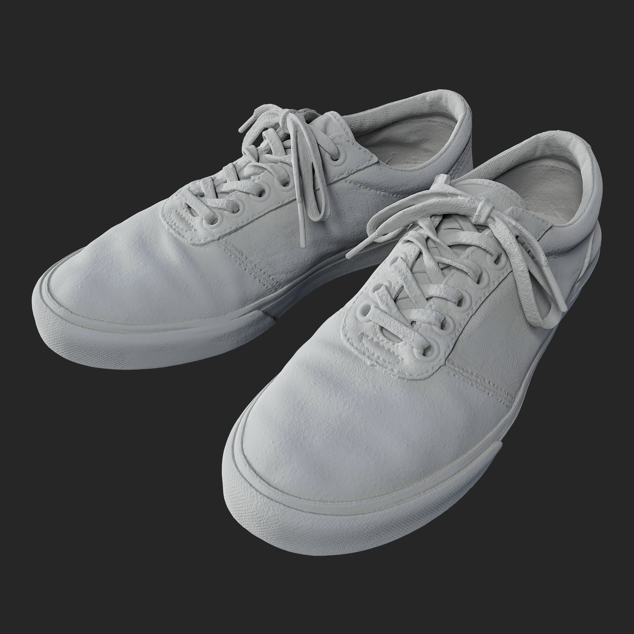 3D Footwear: 3D Pink Sneakers clay