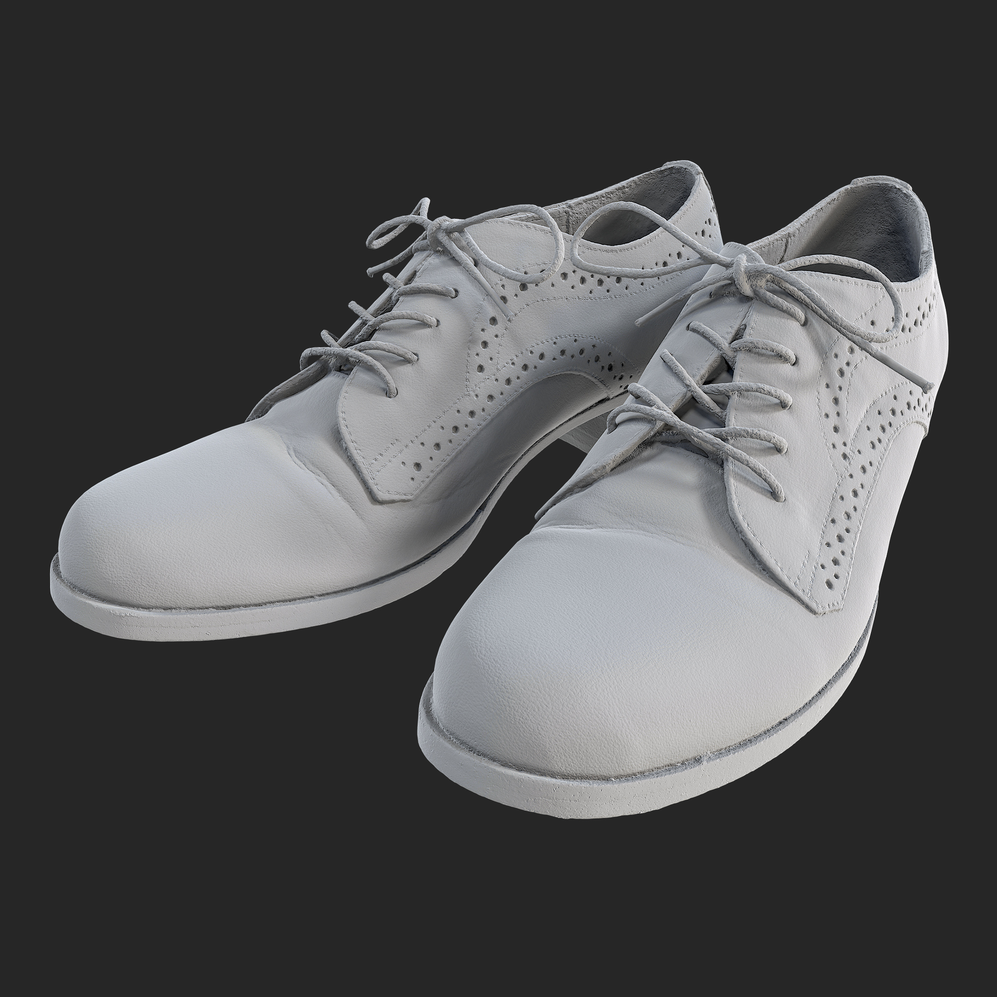 3D model albedo (diffuse) map rendering of women&