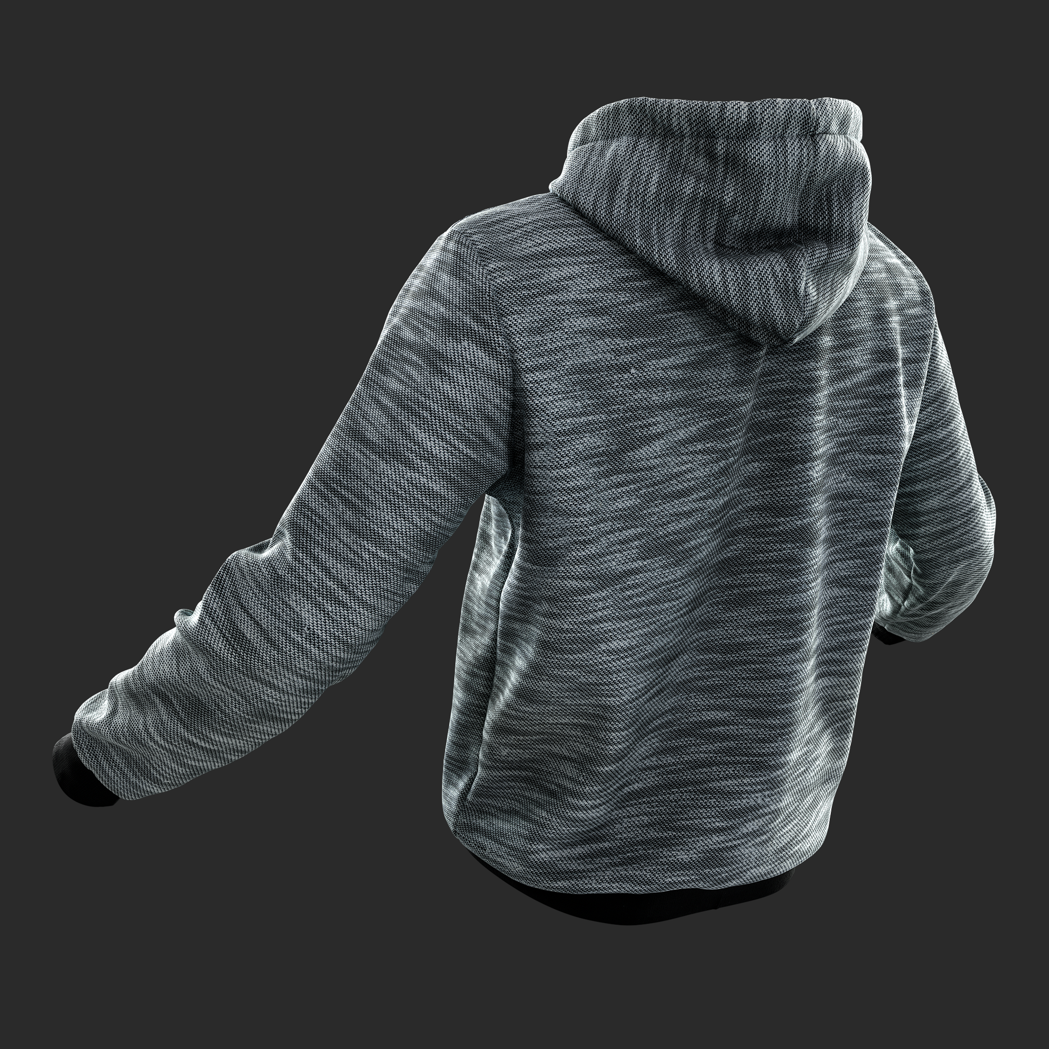 3D Zip Hoodie