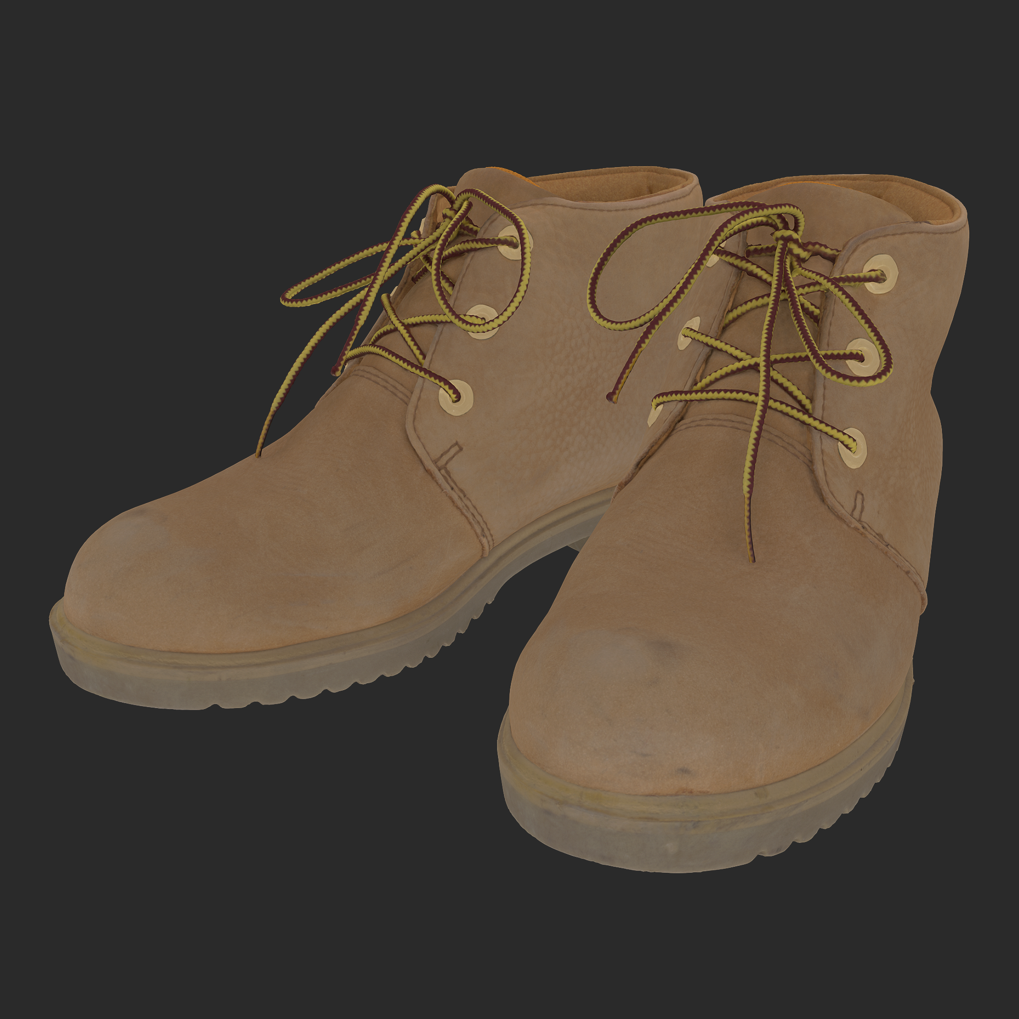 3D Unisex Desert Boots