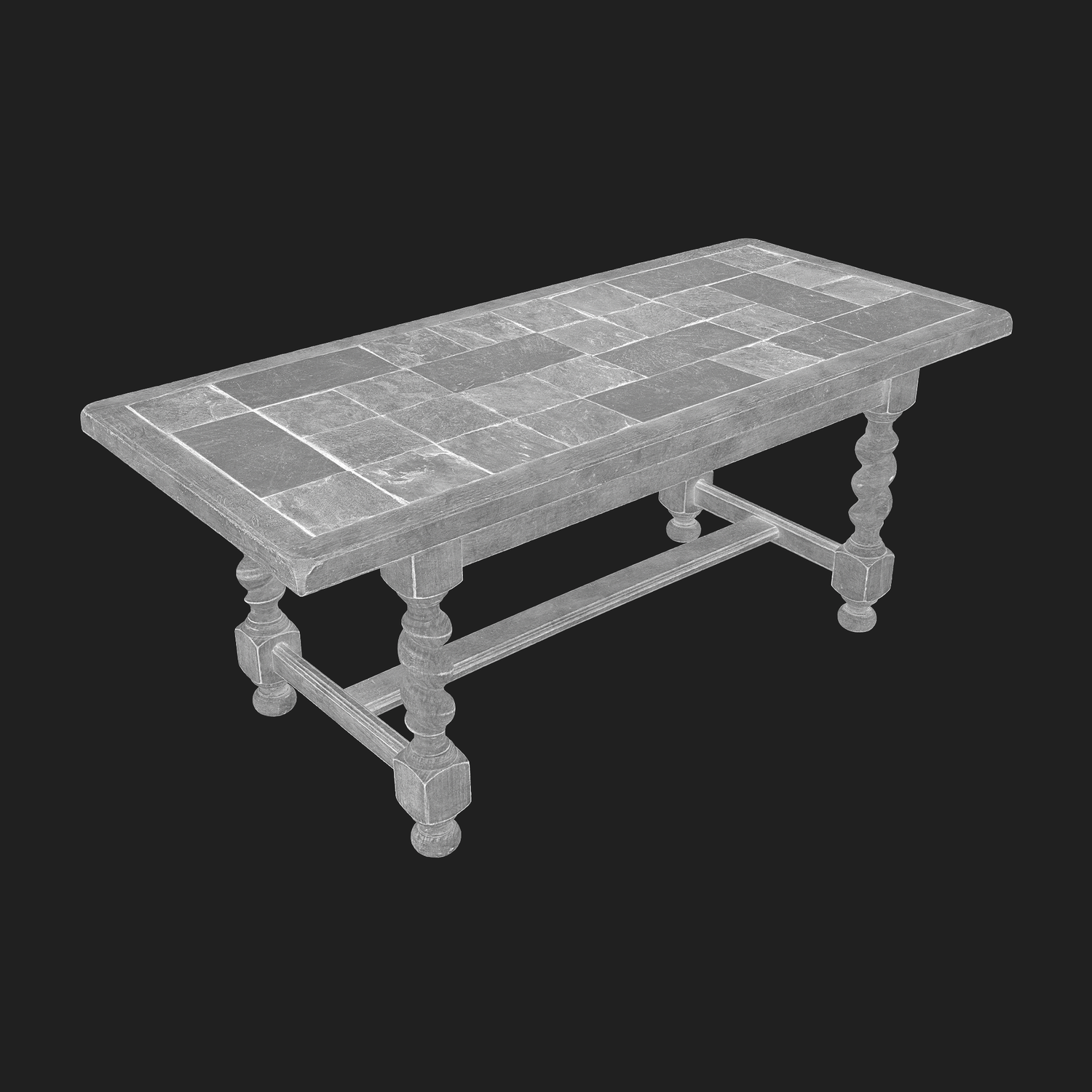 3D Rustical Coffee Table