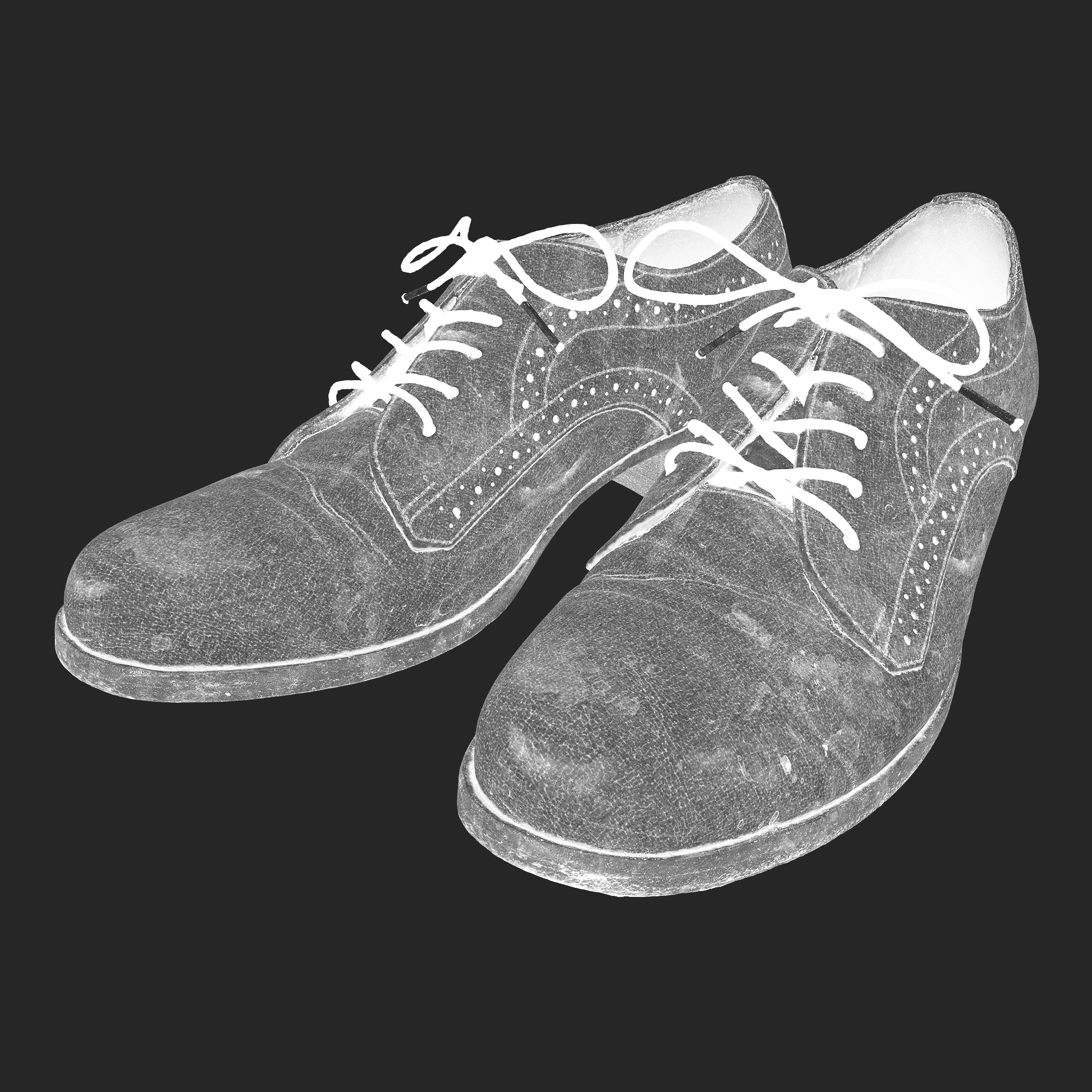 3D model ambient occlusion map rendering of women&