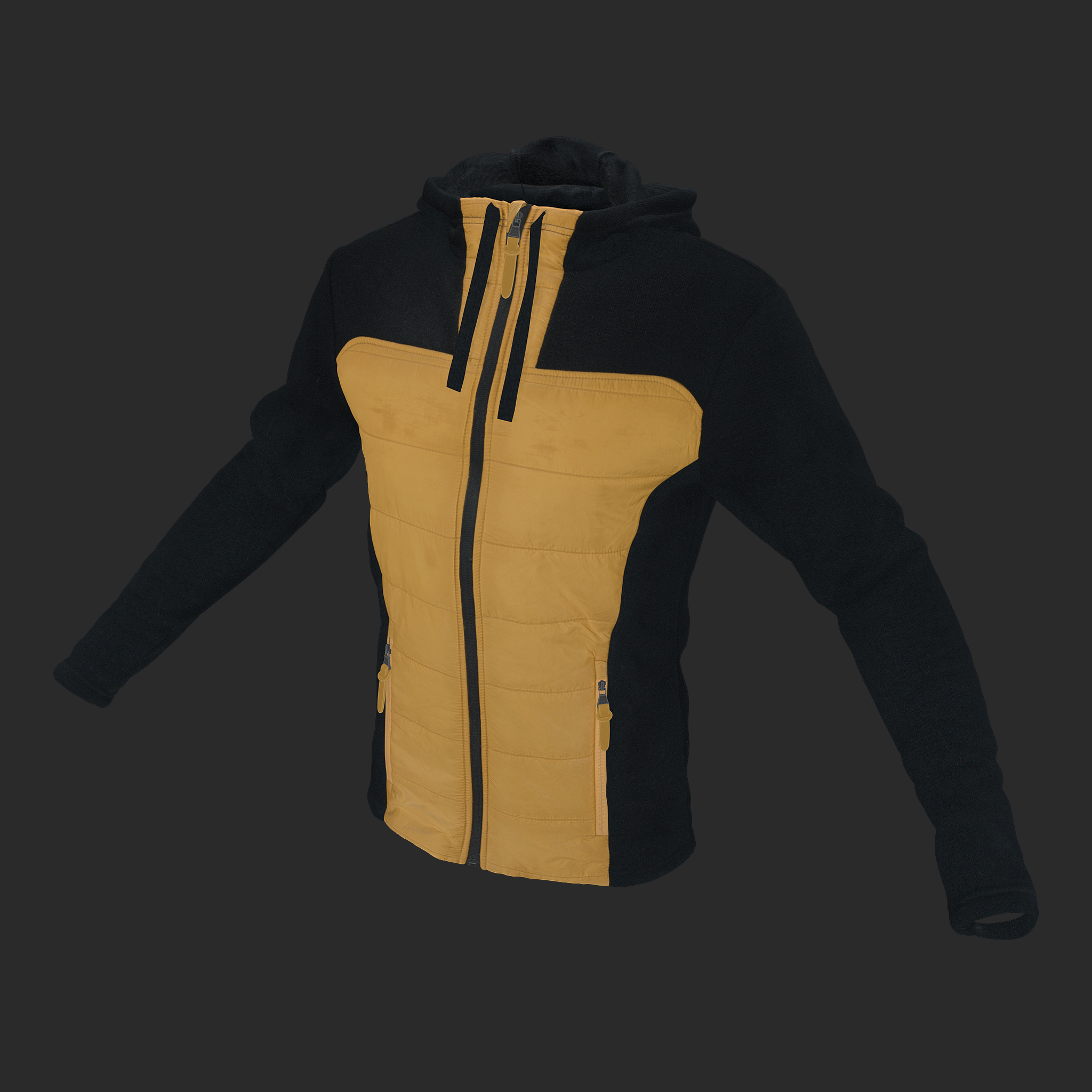 3D Model Winter Sport Jacket diffuse