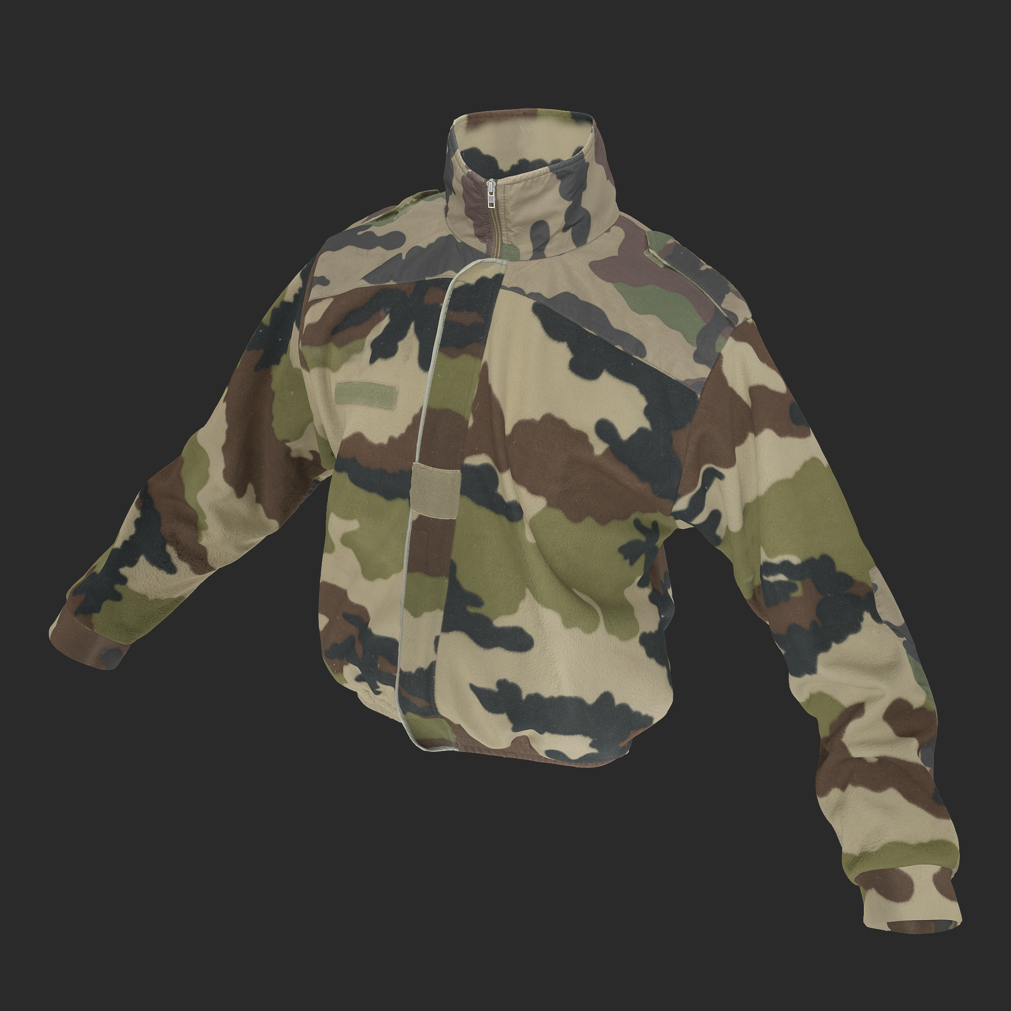 3D Model French Foreign Legion Jacket diffuse