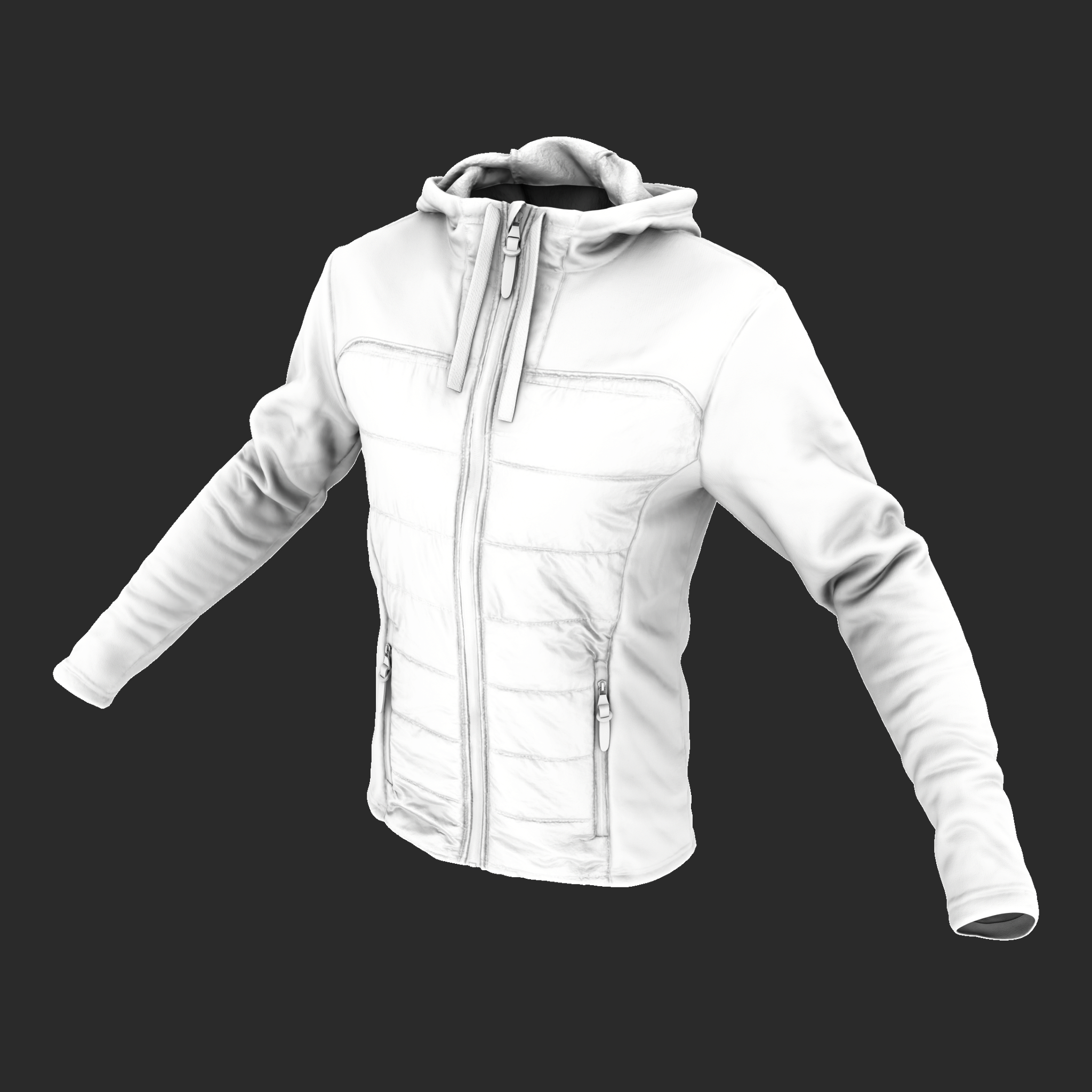 3D Model Winter Sport Jacket AO