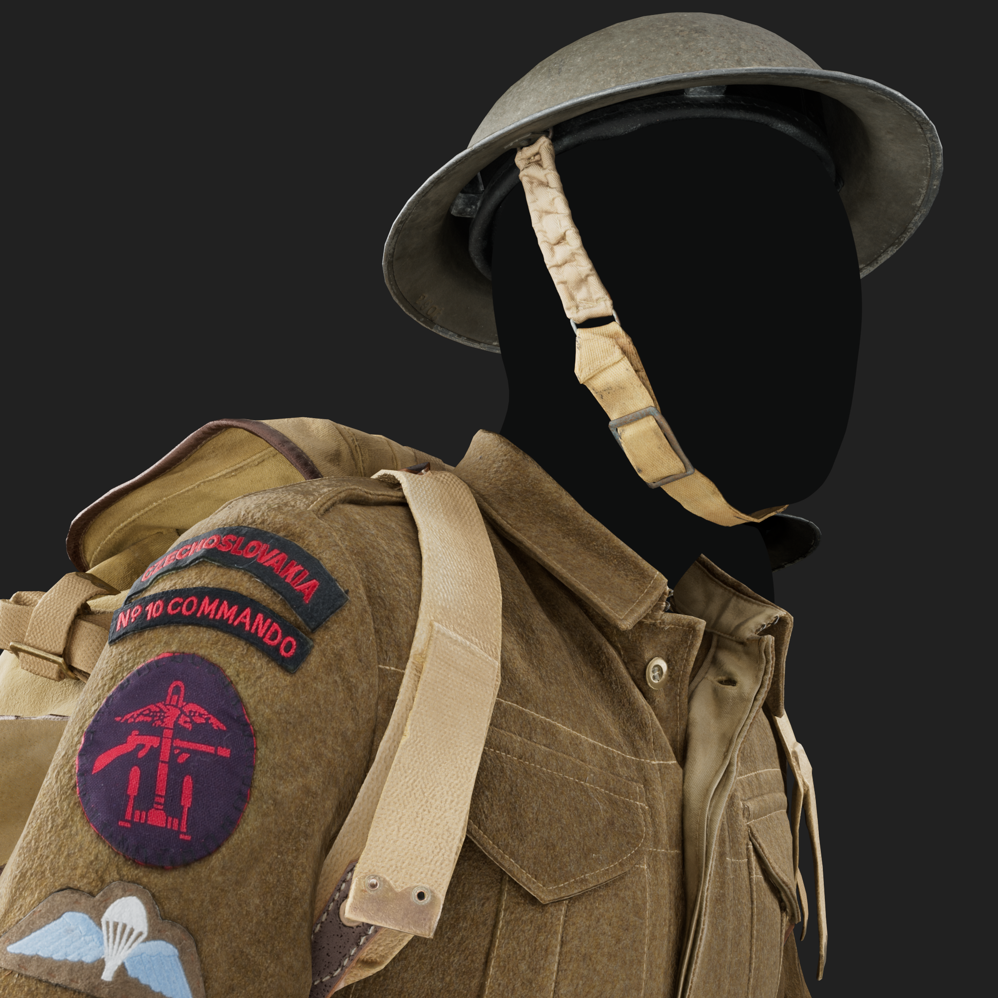 3D Battledress P37 with Commando Bergen