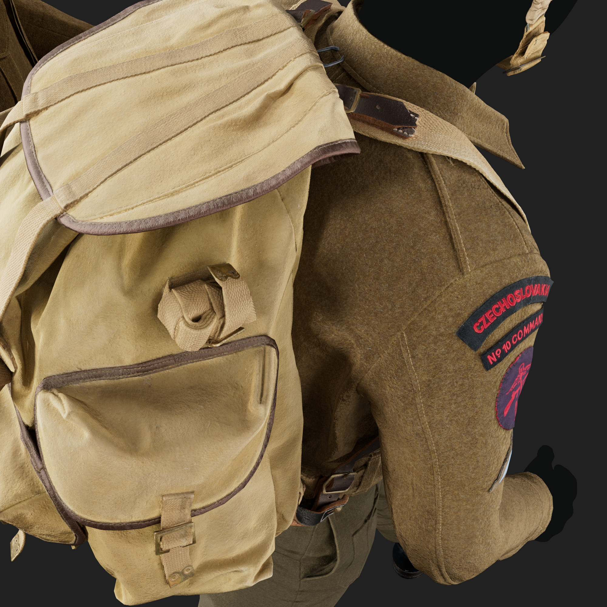 3D Battledress P37 with Commando Bergen