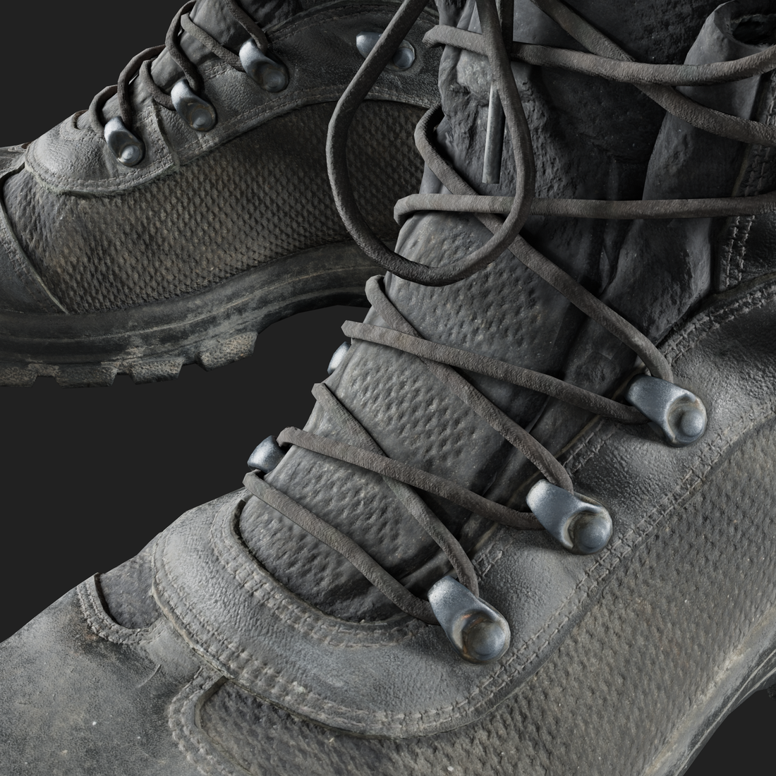 3D Military Boots