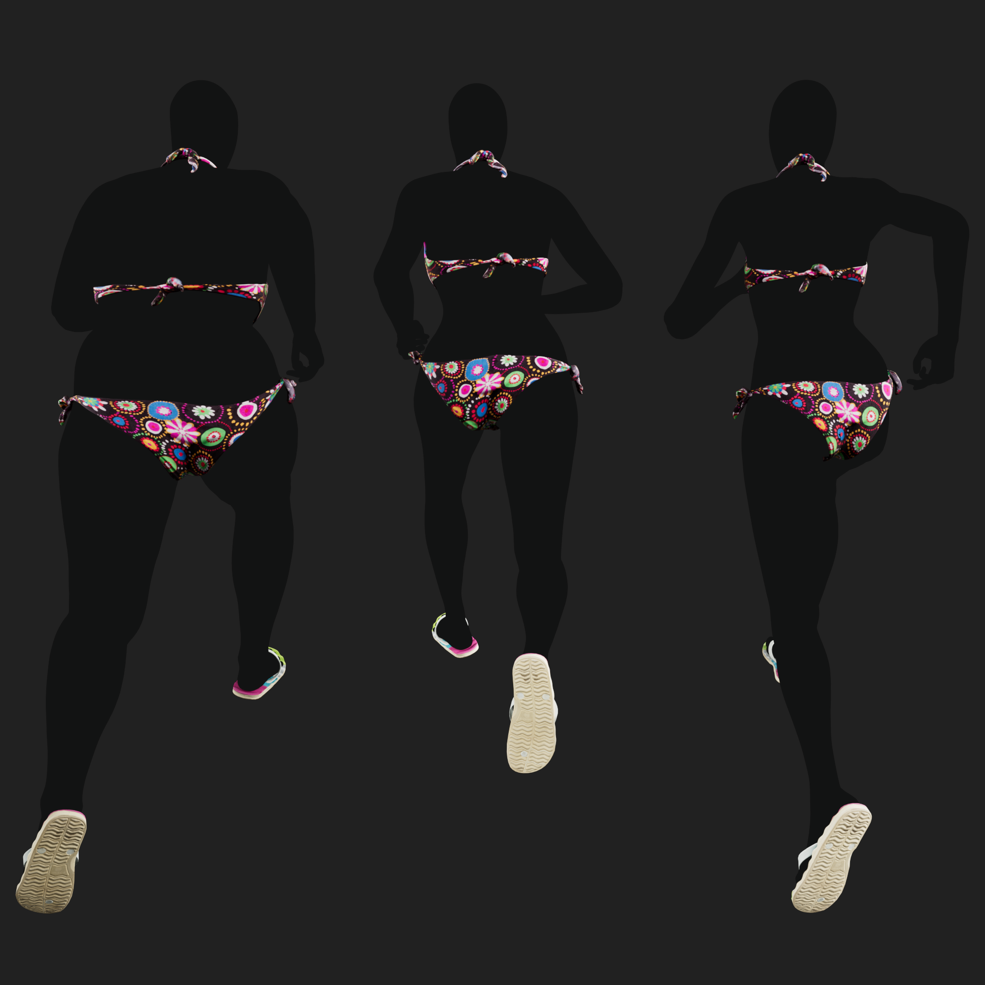 3D Clothing set of Women&