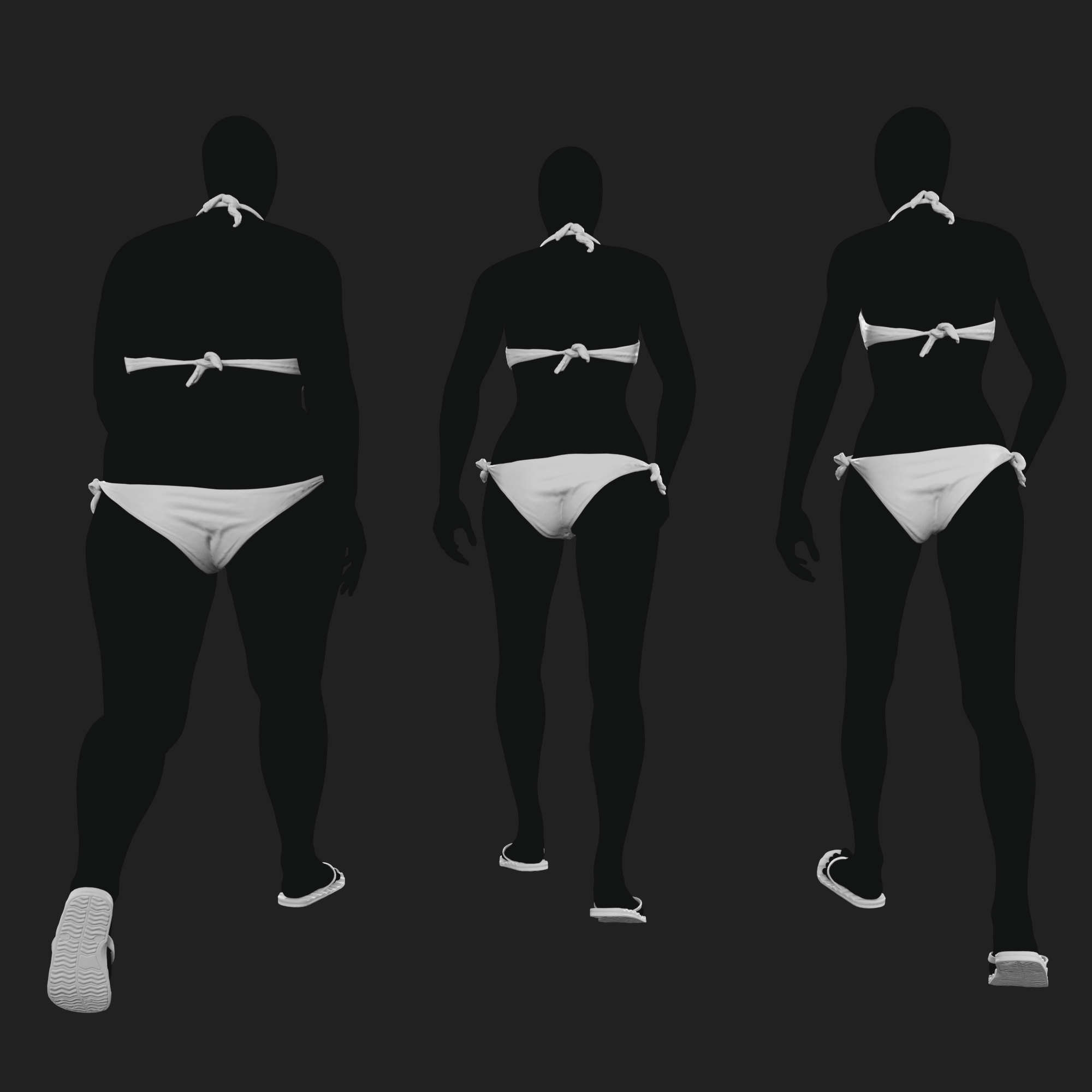 3D Clothing set of Women&
