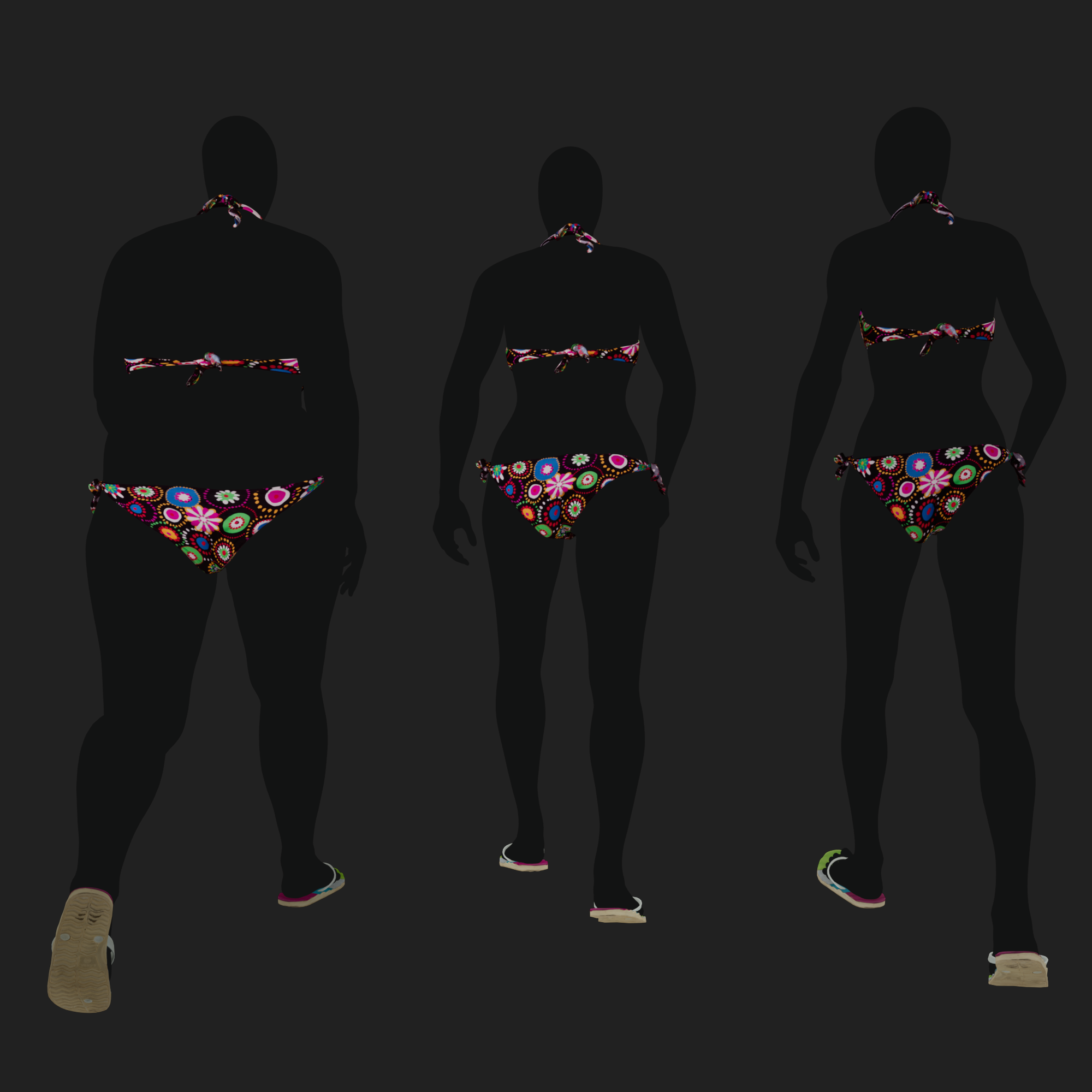 3D Clothing set of Women&