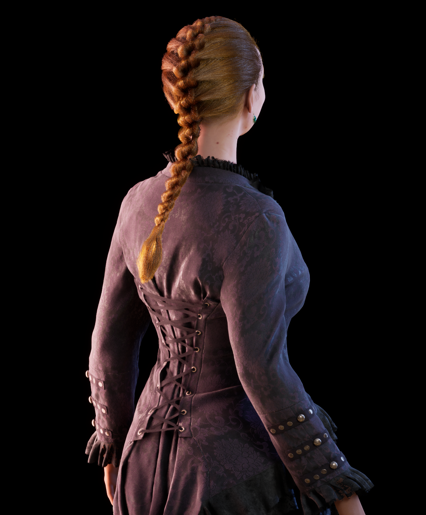 Female Metahuman Character Steampank Clothing set