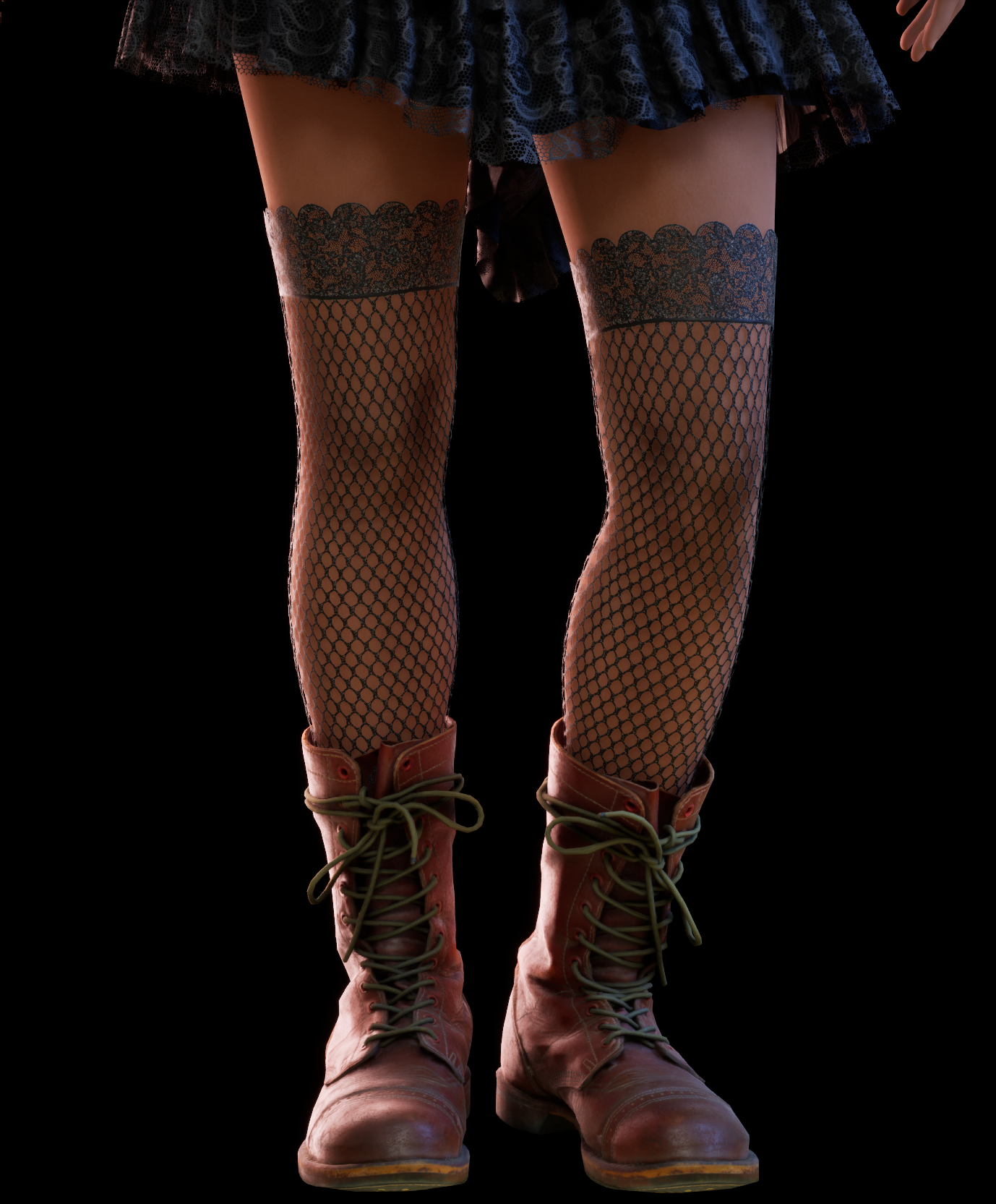 Female Metahuman Character Steampank Clothing set