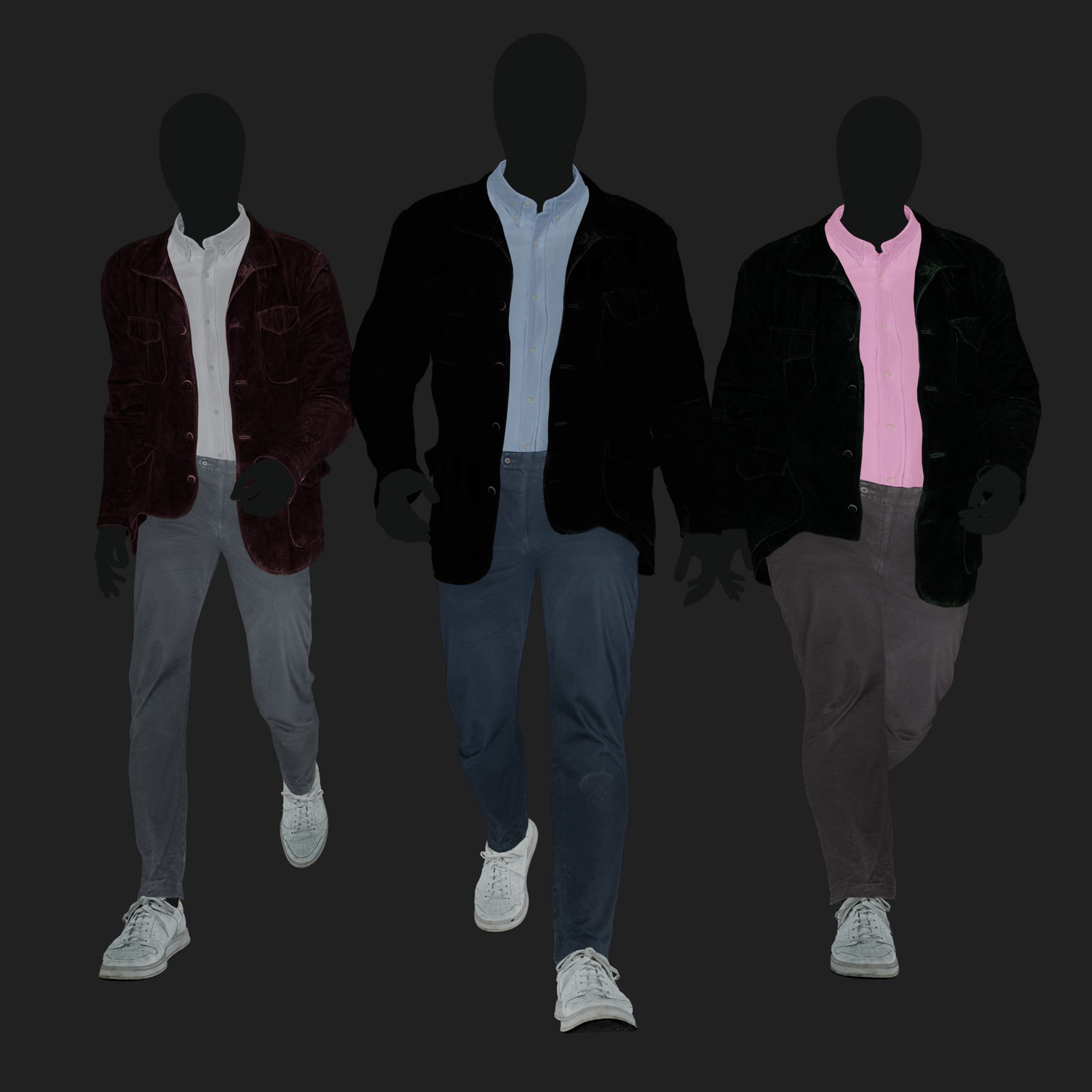 3D Clothing set of Men&