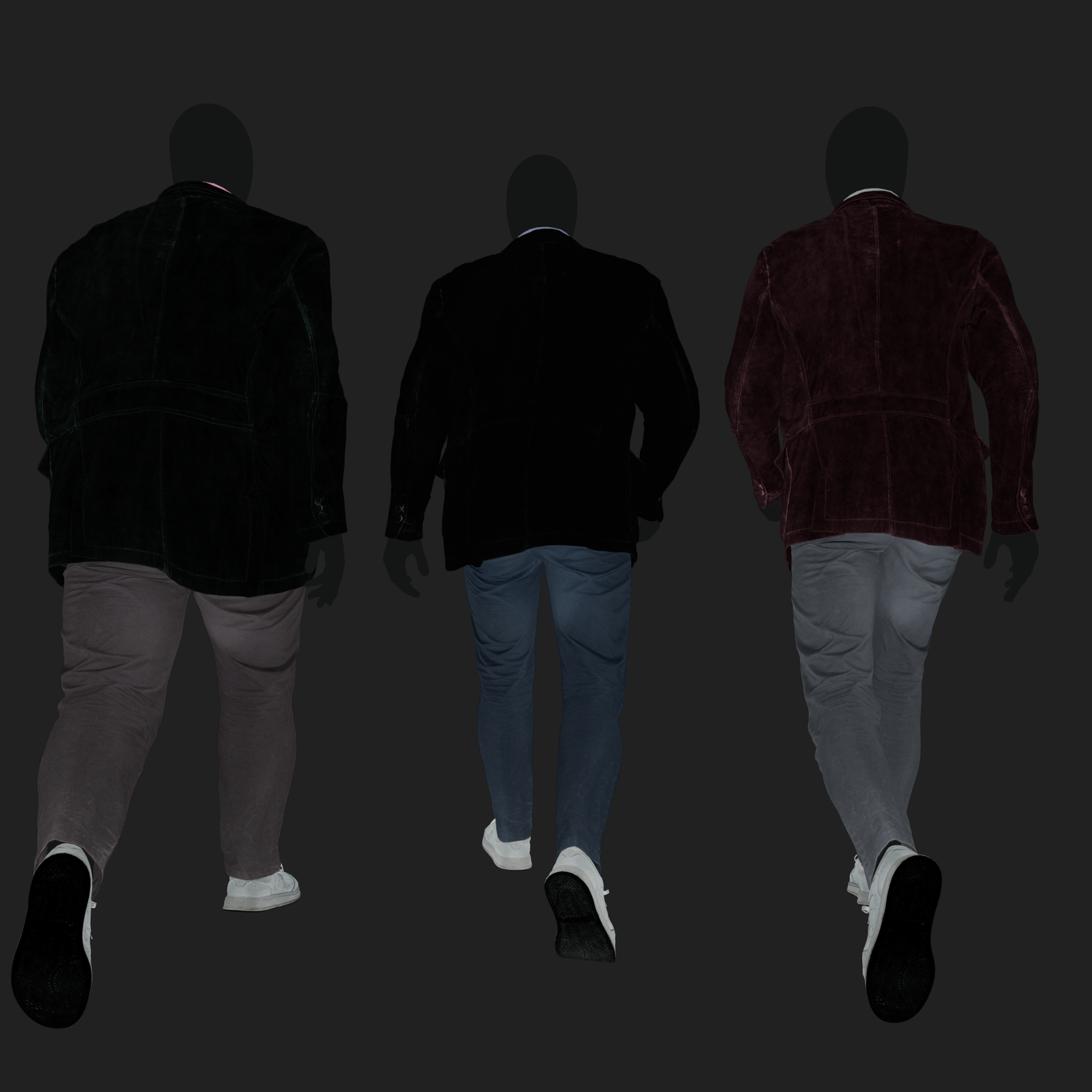 3D Clothing set of Men&