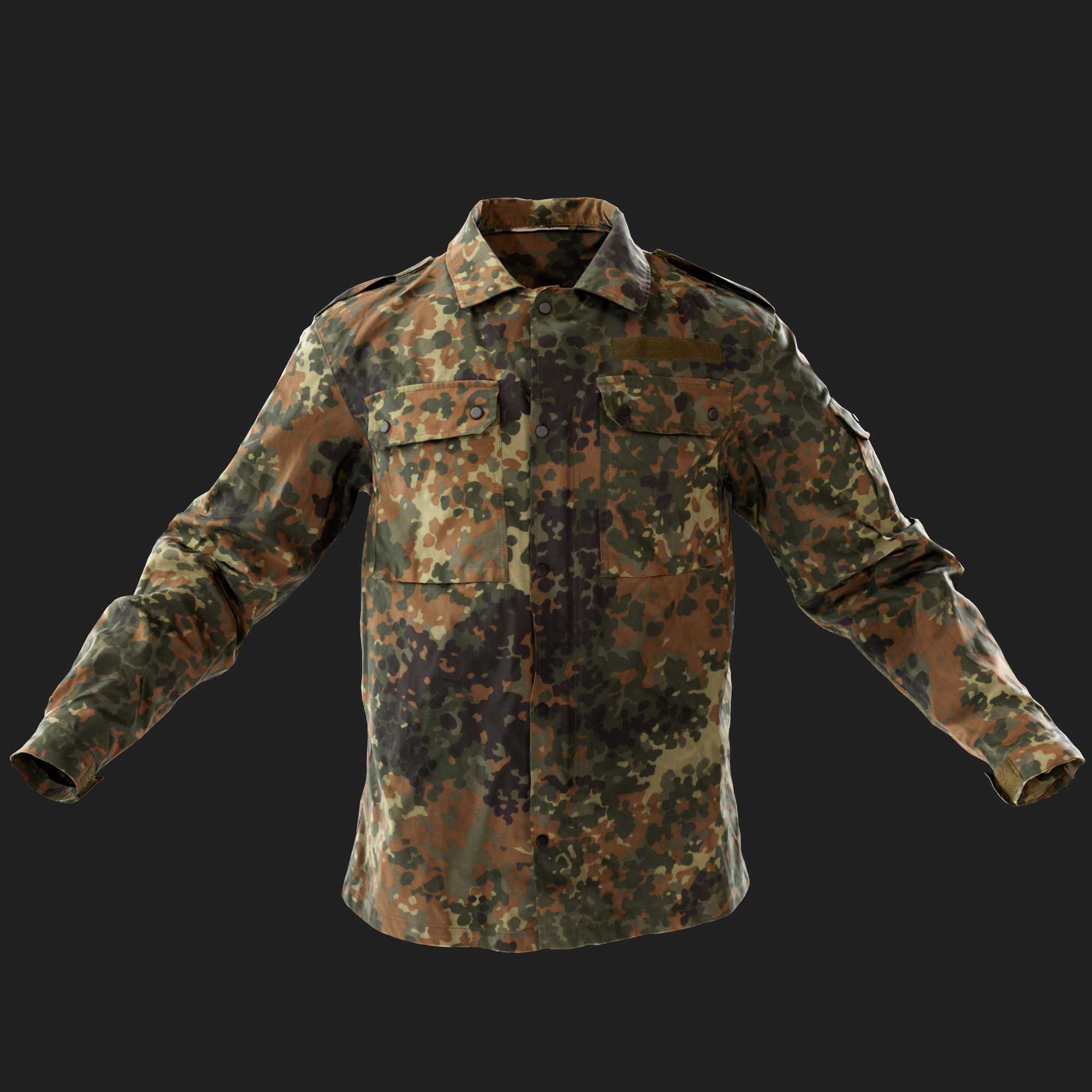 3D German Military Jacket