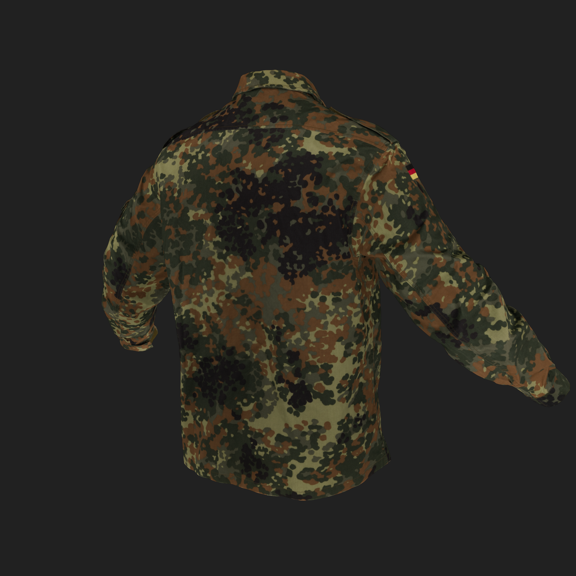 3D German Military Jacket