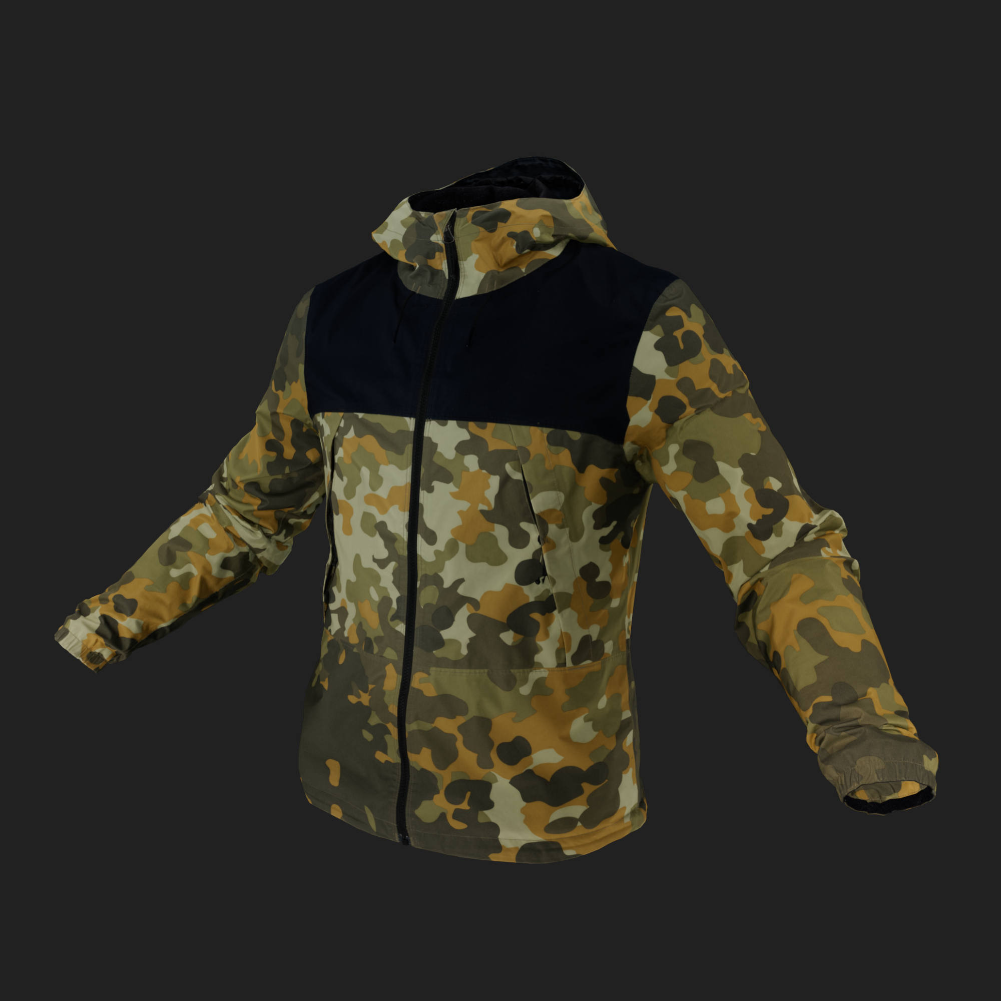 3D Jacket with Hood