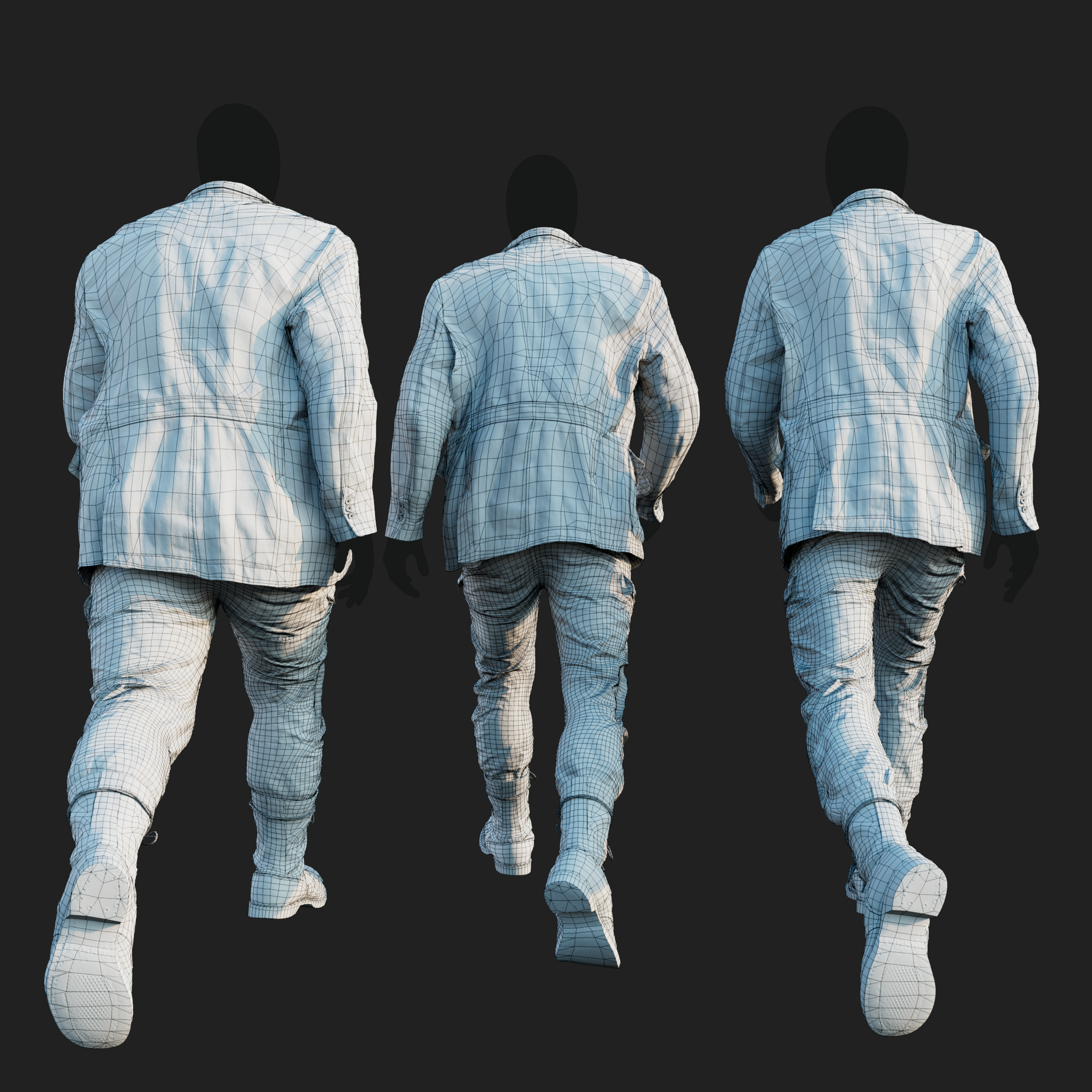 3D set of Men&