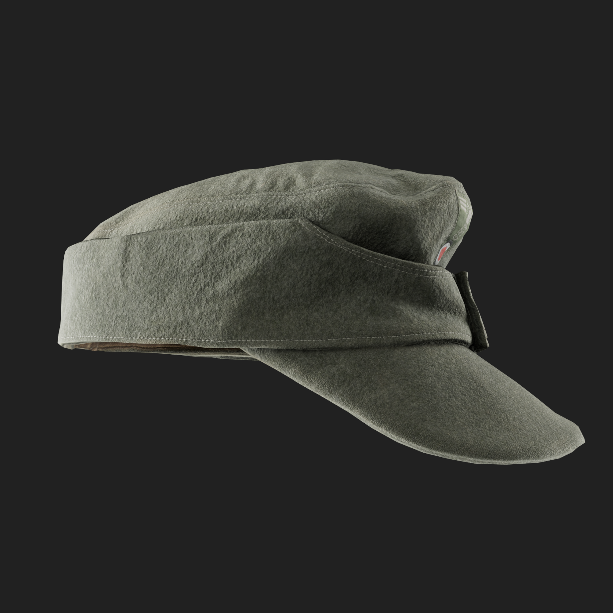 3D German M43 Visor Cap
