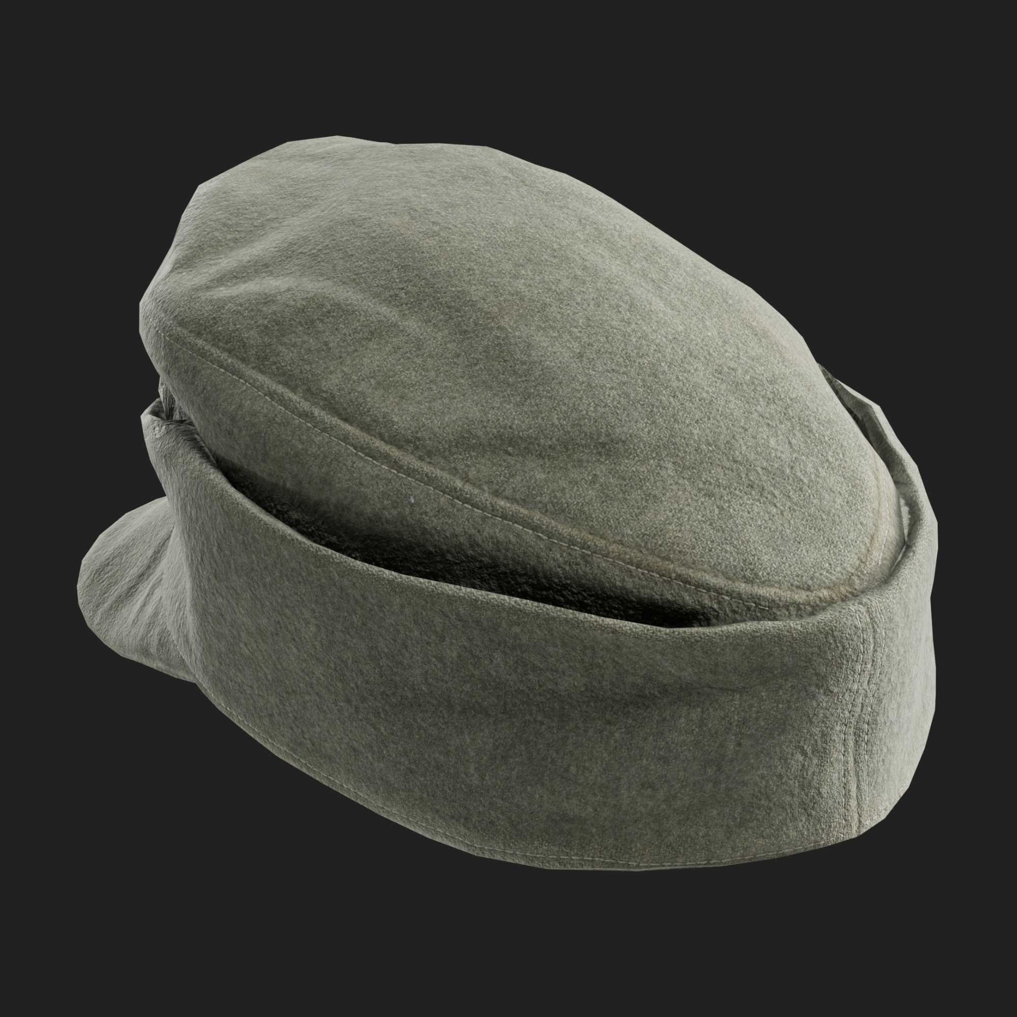3D German M43 Visor Cap