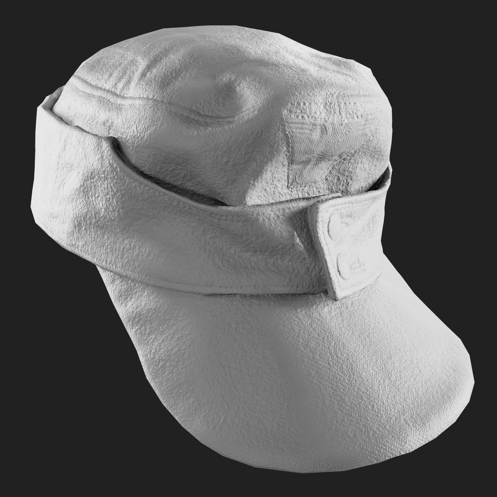 3D German M43 Visor Cap