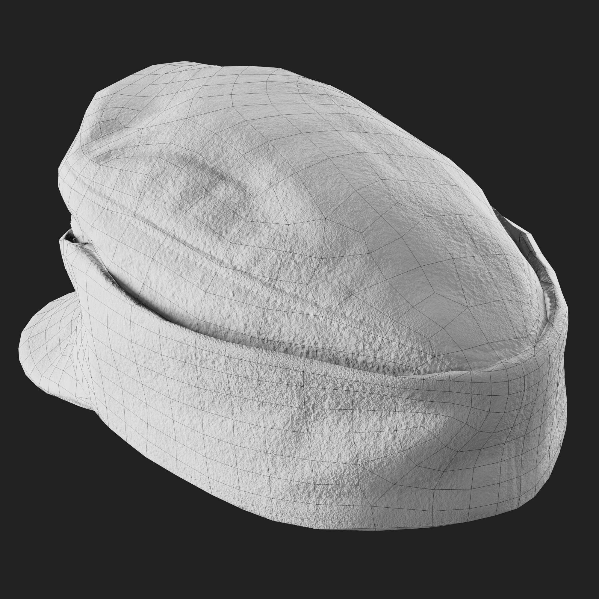 3D German M43 Visor Cap