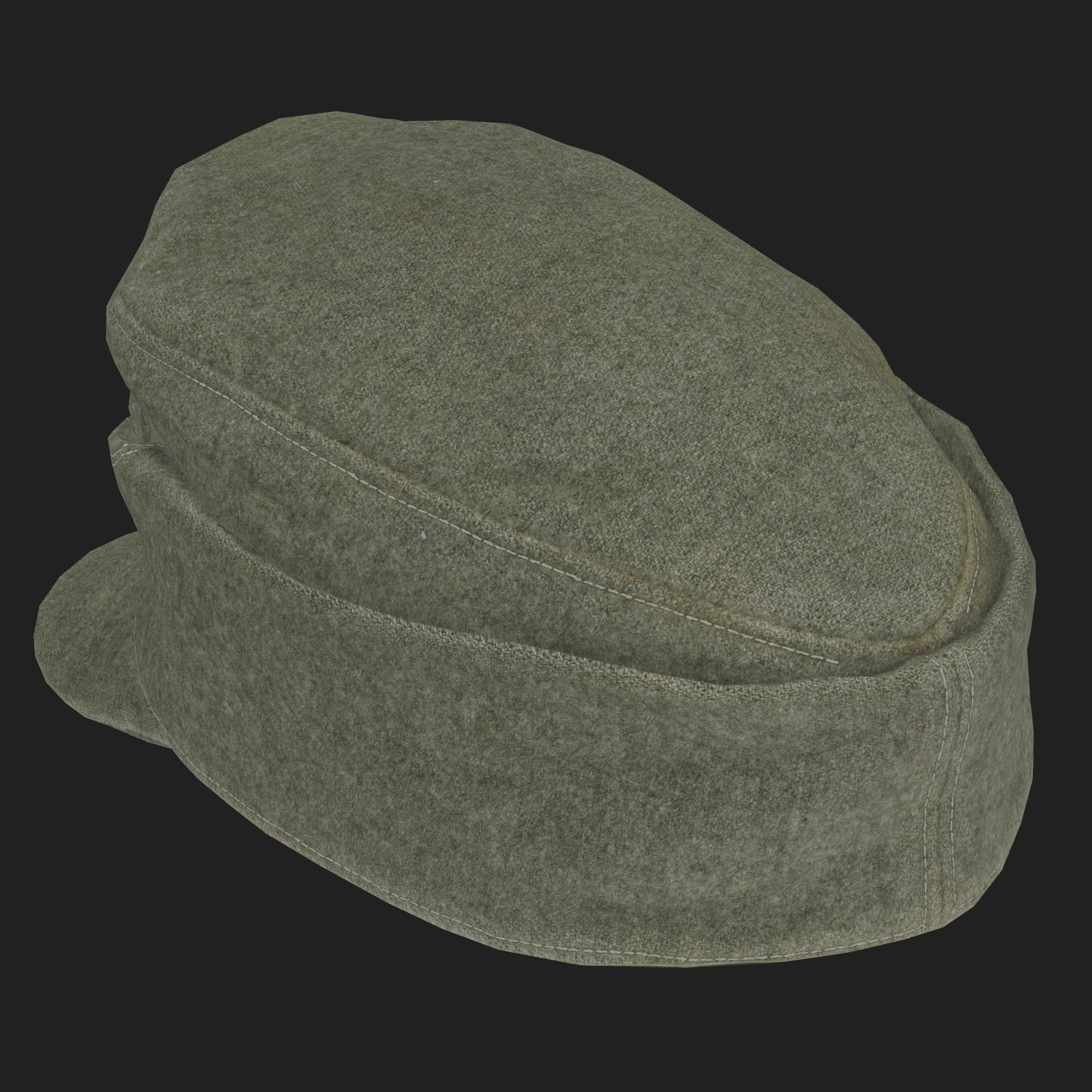 3D German M43 Visor Cap