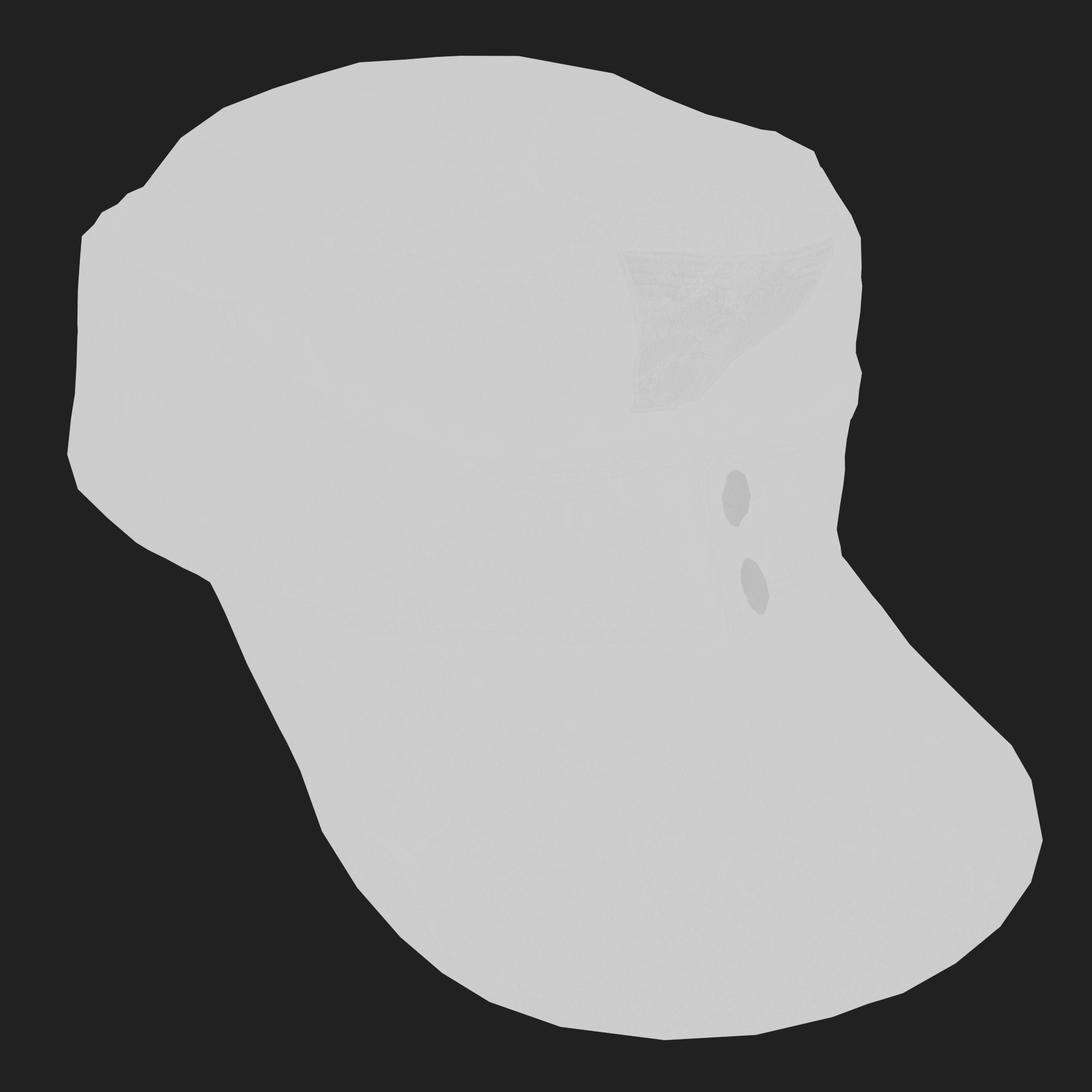 3D German M43 Visor Cap