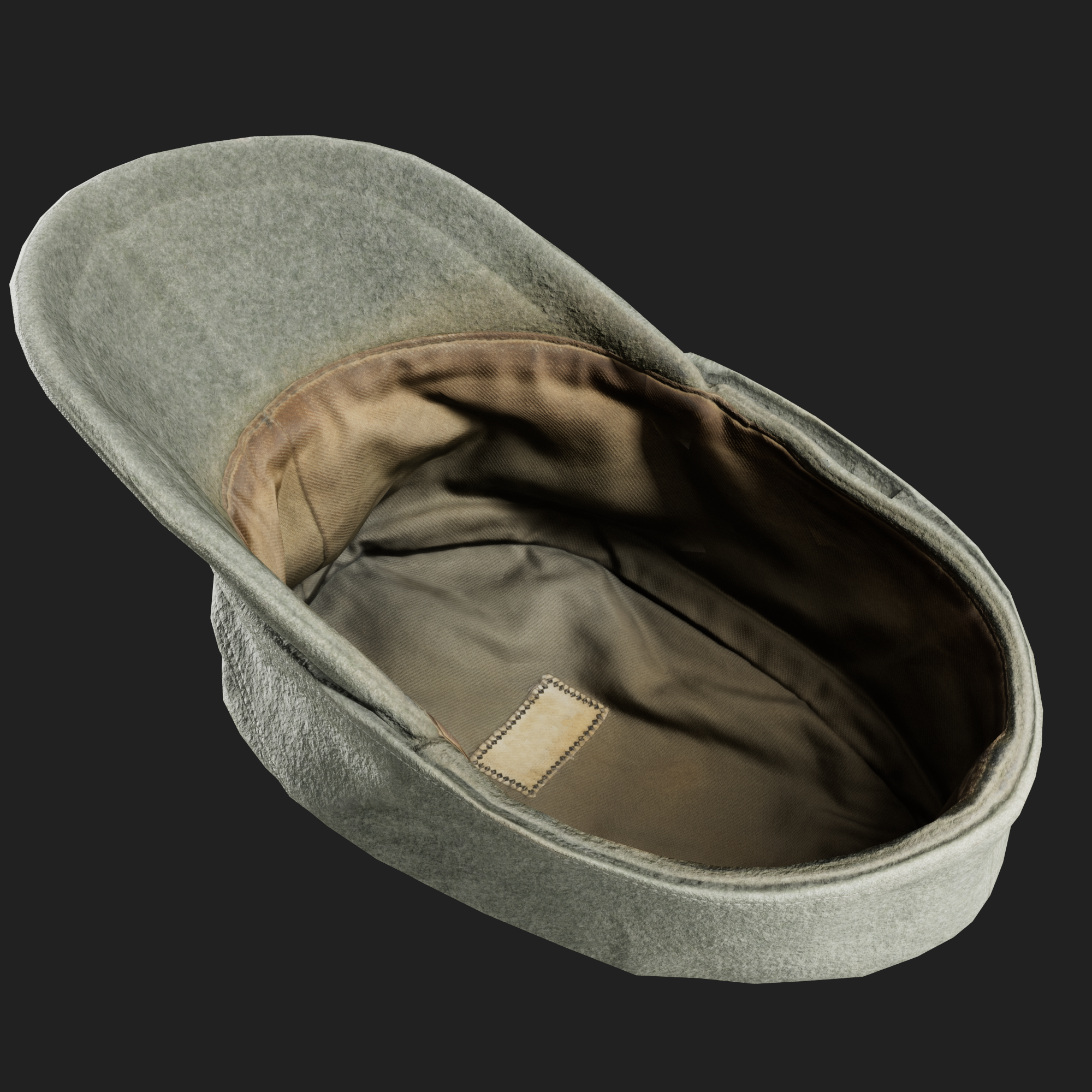 3D German M43 Visor Cap