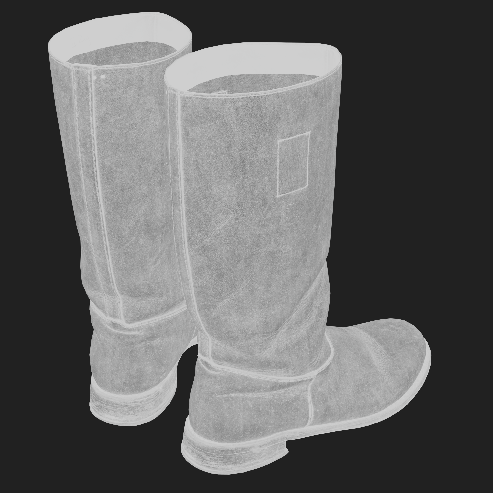 3D German Wehrmacht Boots