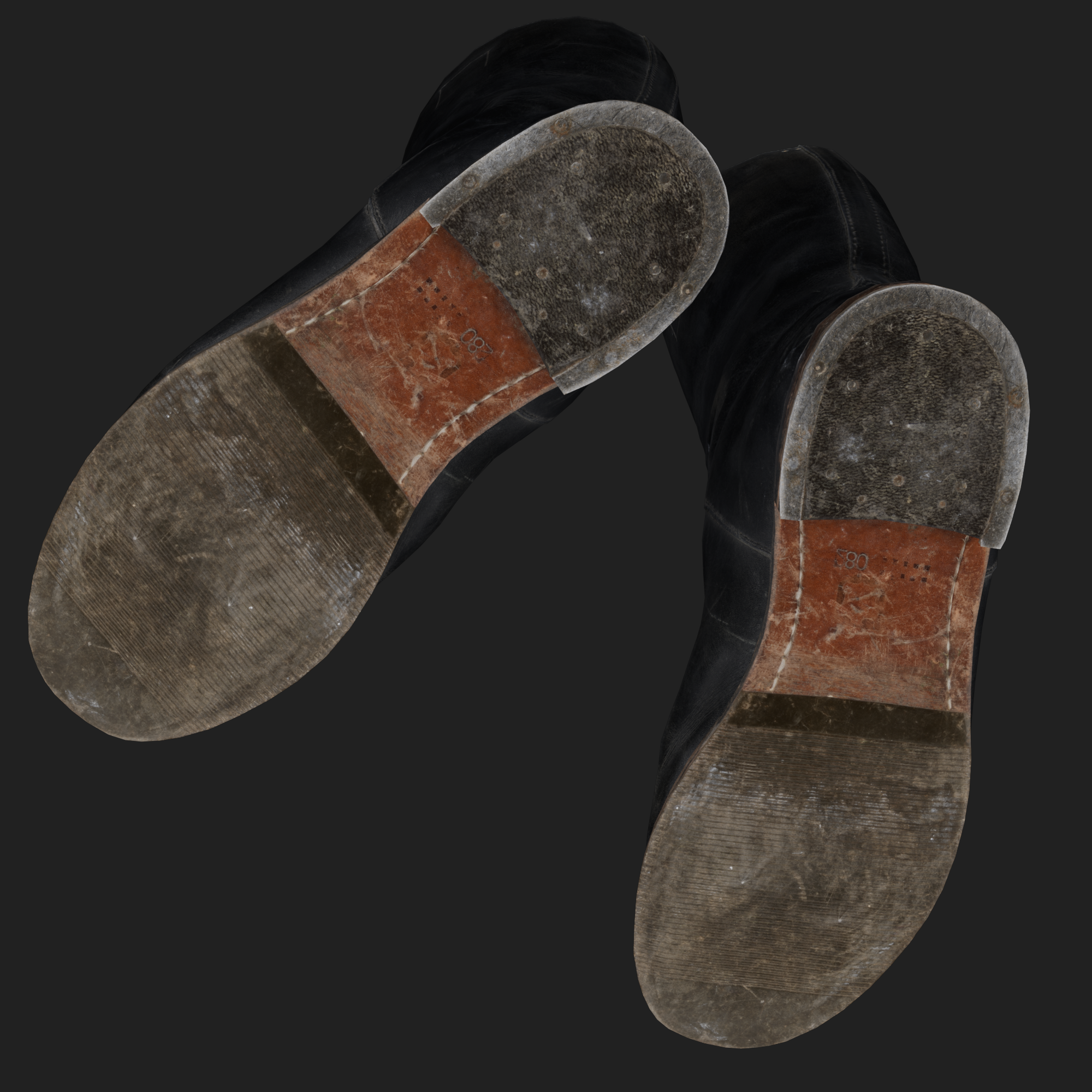 3D model of German Wehrmacht Boots sole
