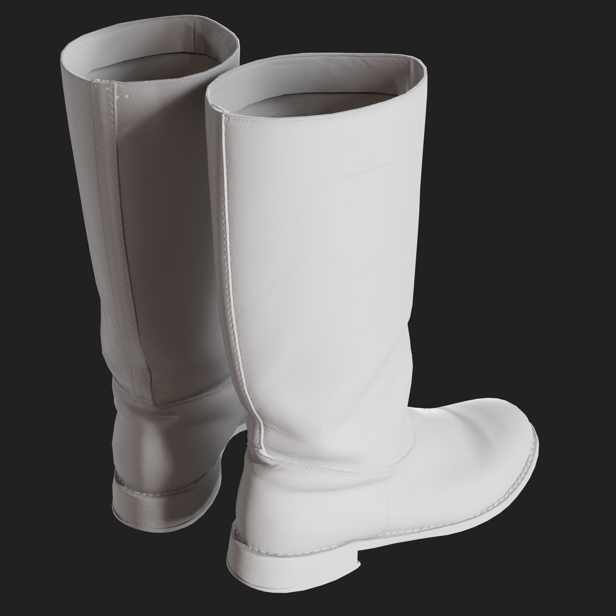 3D model of German Wehrmacht Boots clay