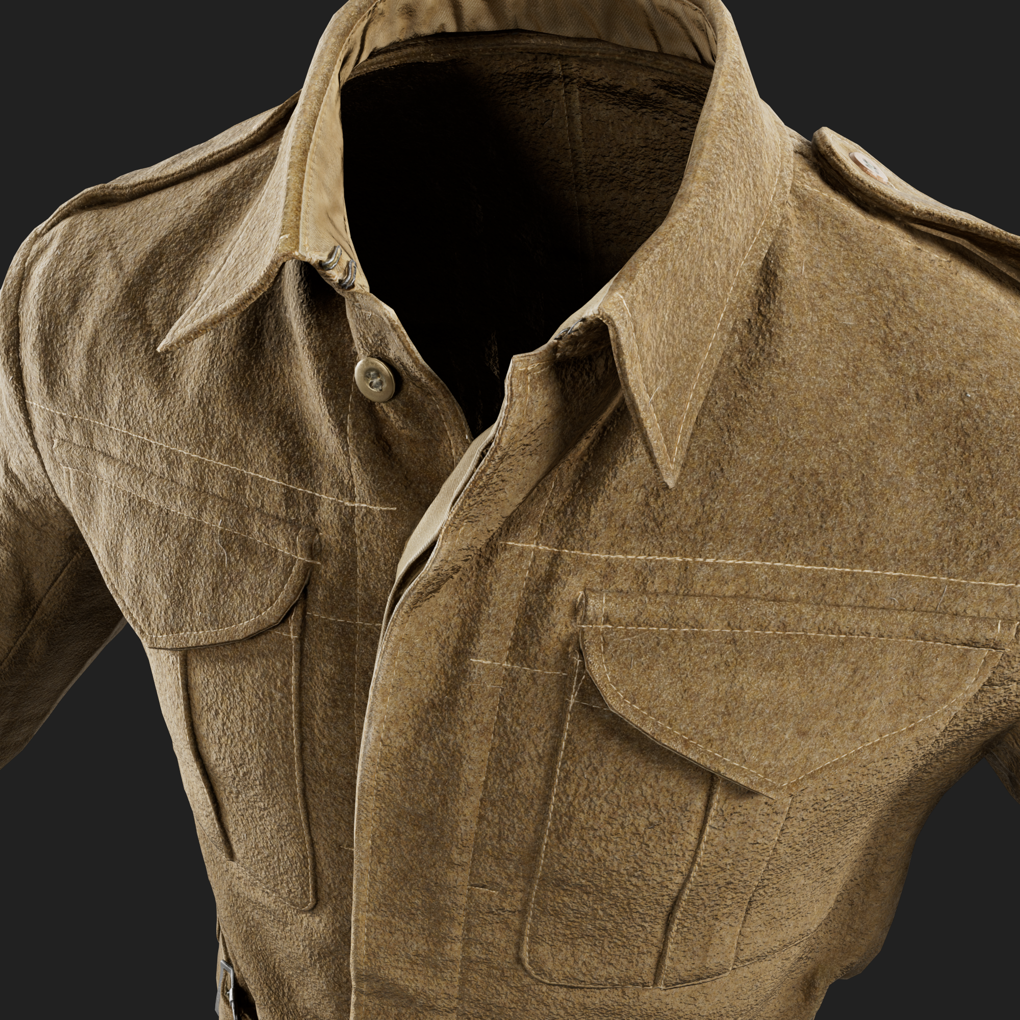 3D Battle Jacket P37