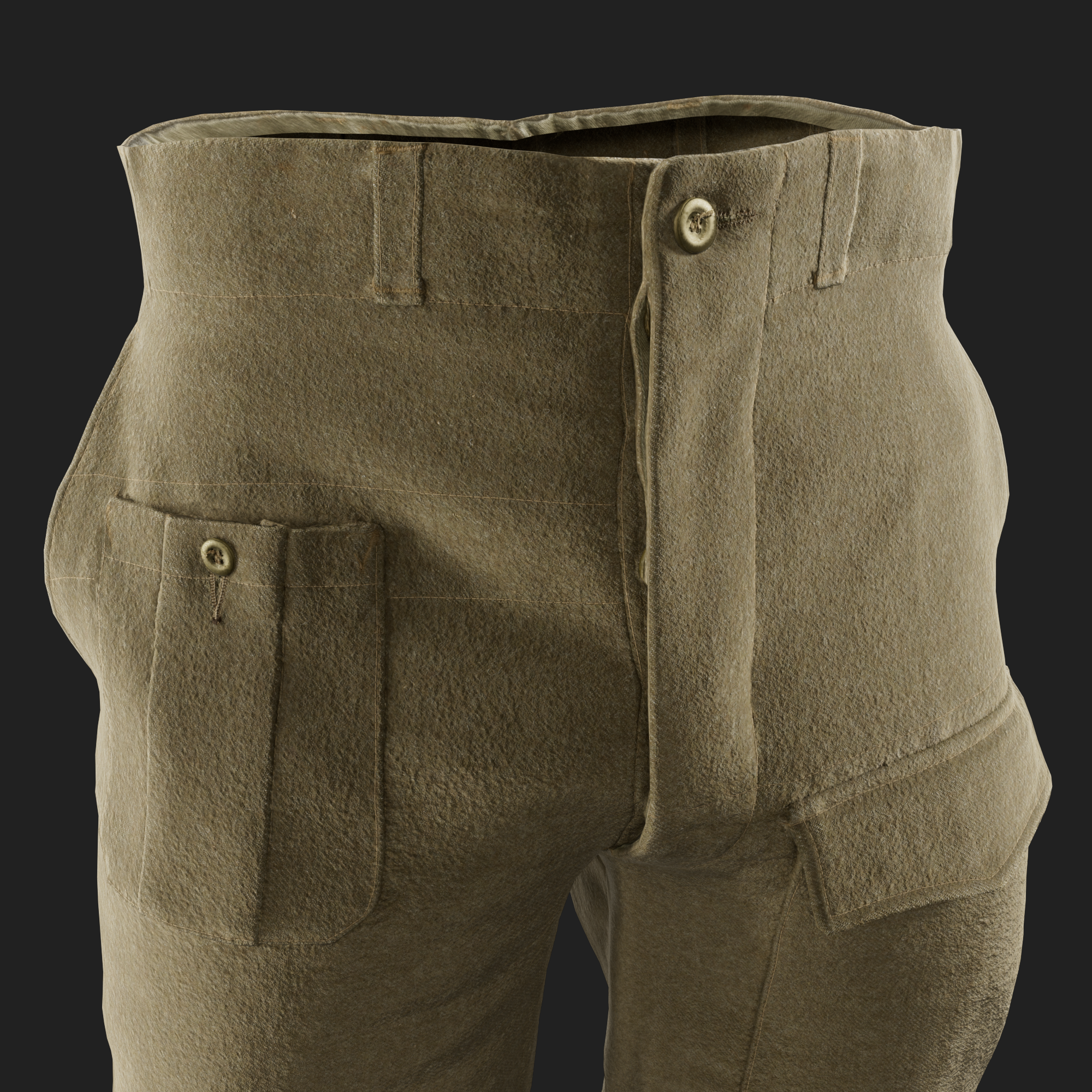 3D Military Trousers P37