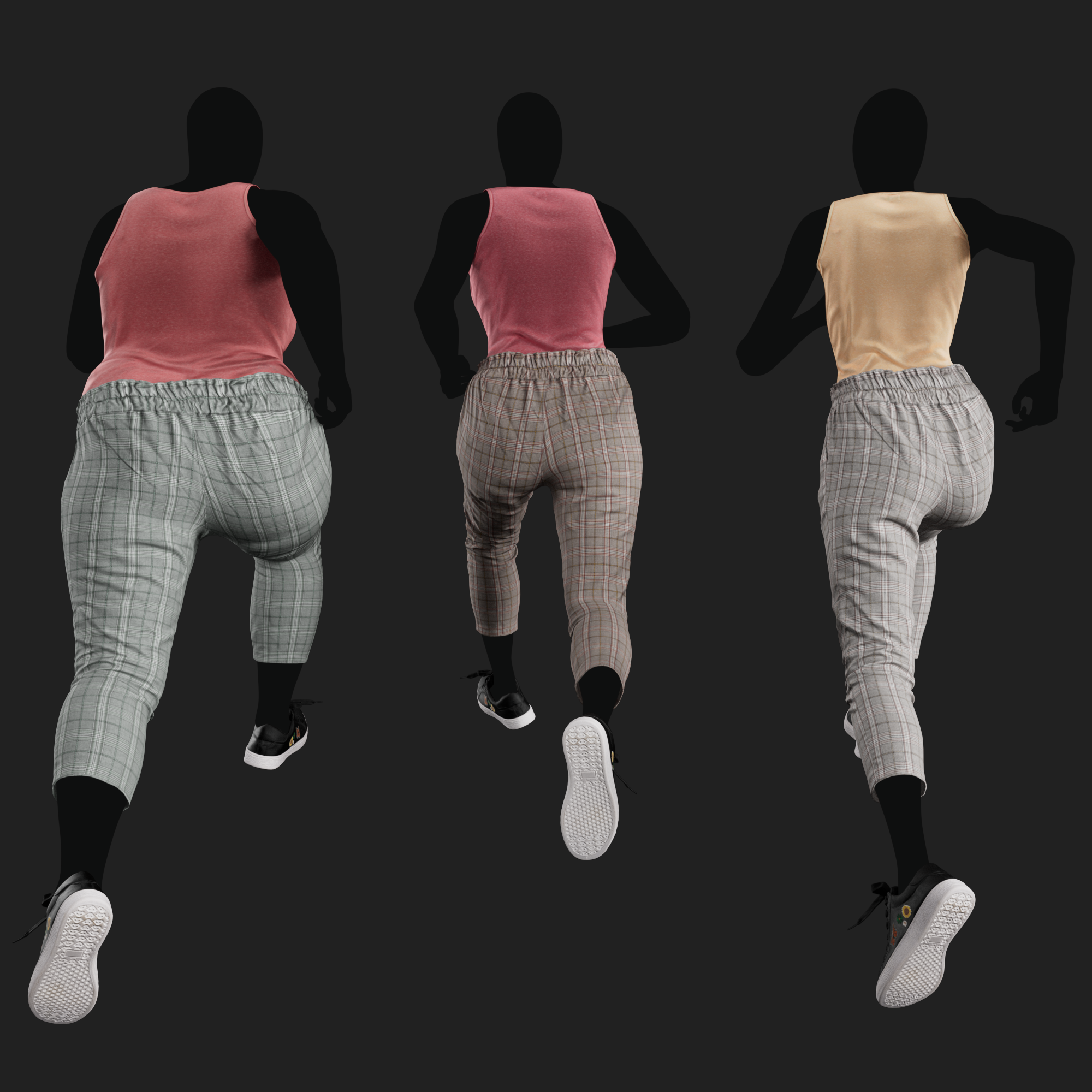 3D Model Apparel: Tank Top & Trousers