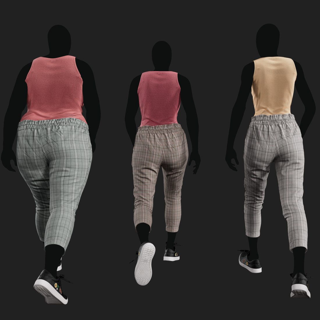 3D Model Apparel: Tank Top & Trousers